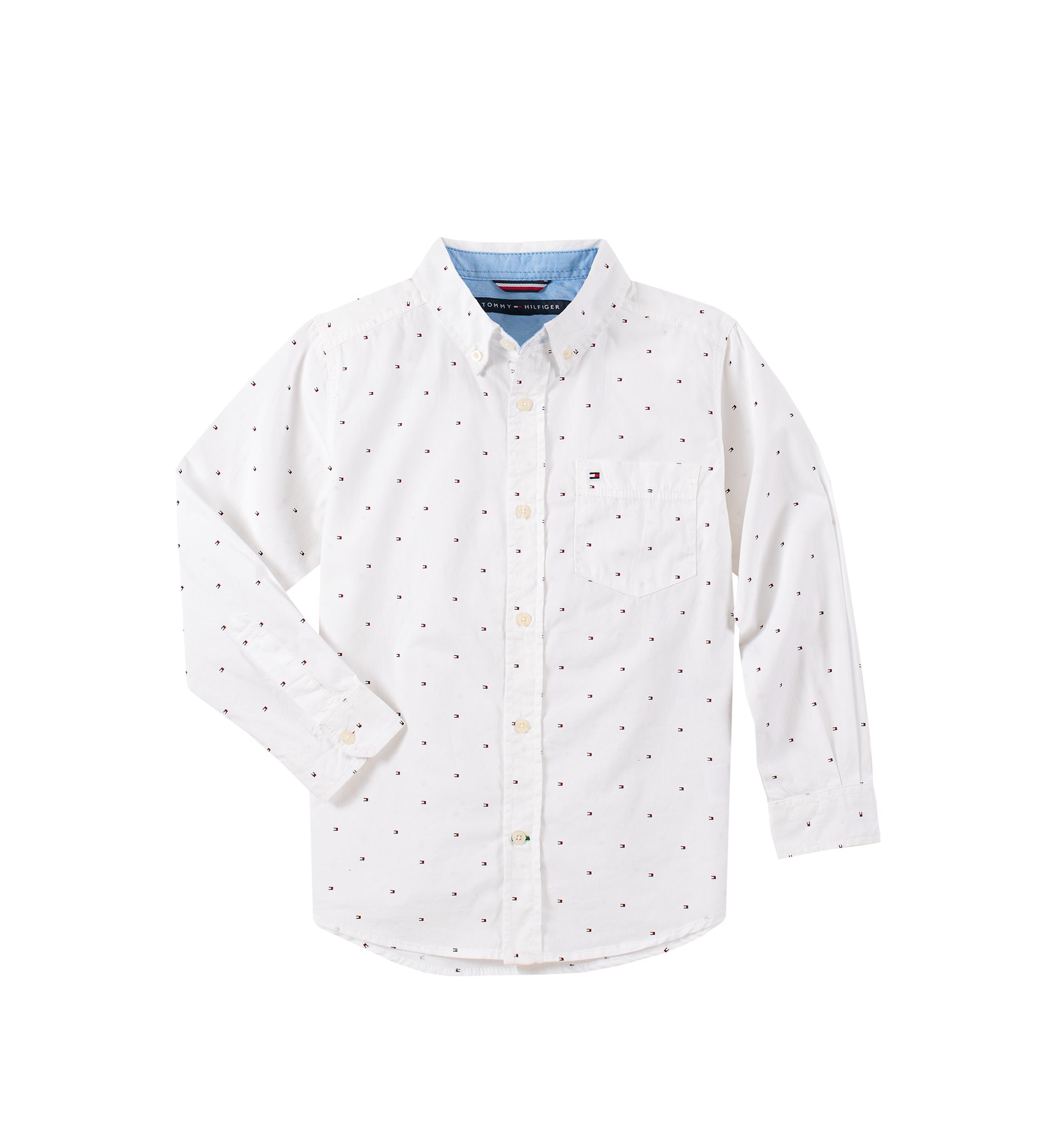 Boys 8-20 Fred Long Sleeve Printed Woven Shirt