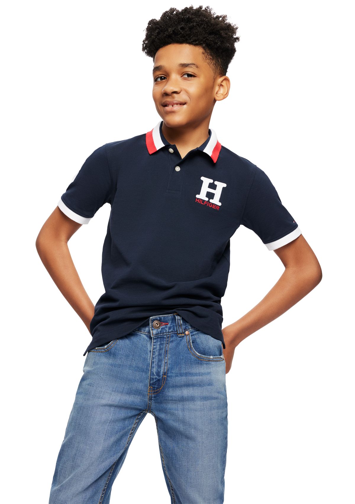 Boys 8-20 Logo Polo Shirt 