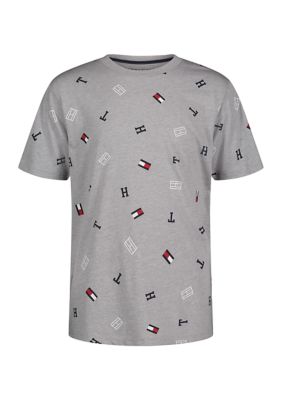 Fortæl mig forfader Bevidstløs Tommy Hilfiger Boys 4-7 Varsity Print Short Sleeve Graphic T-Shirt | belk