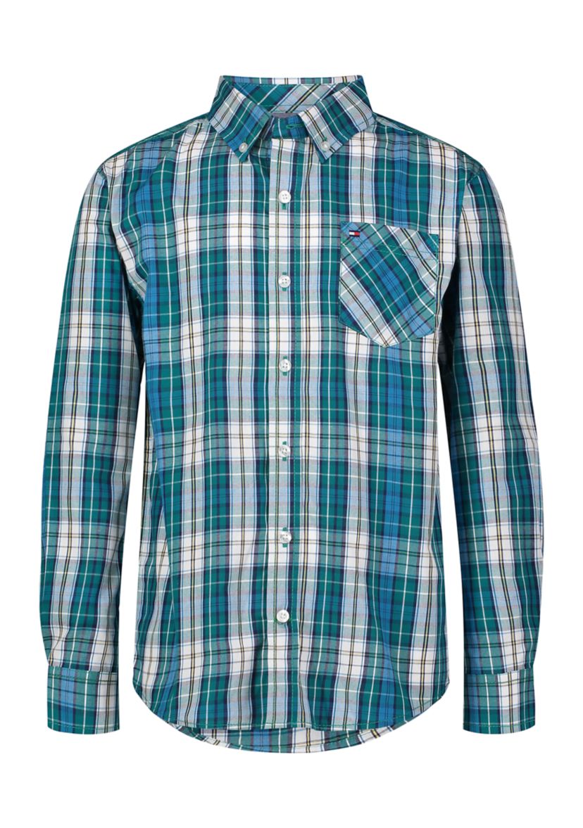 Boys 8-20 Long Sleeve Classic Plaid Shirt