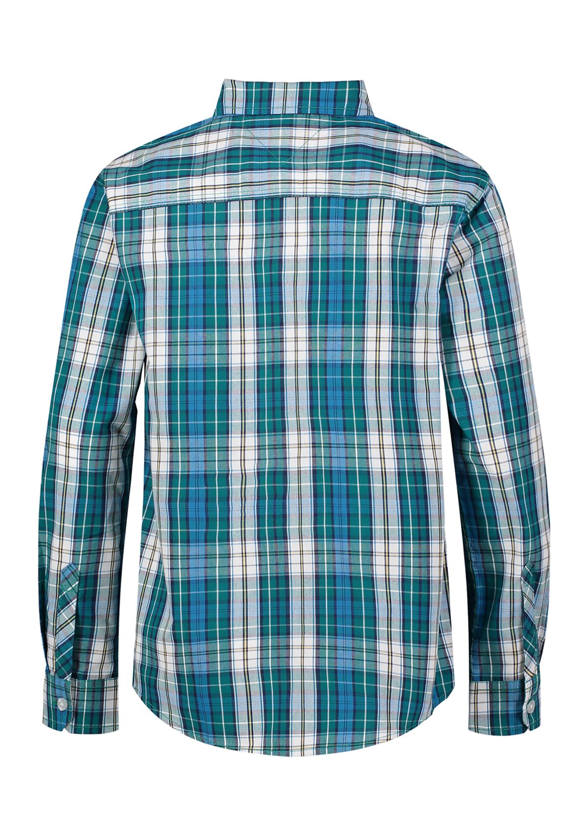 Boys 8-20 Long Sleeve Classic Plaid Shirt