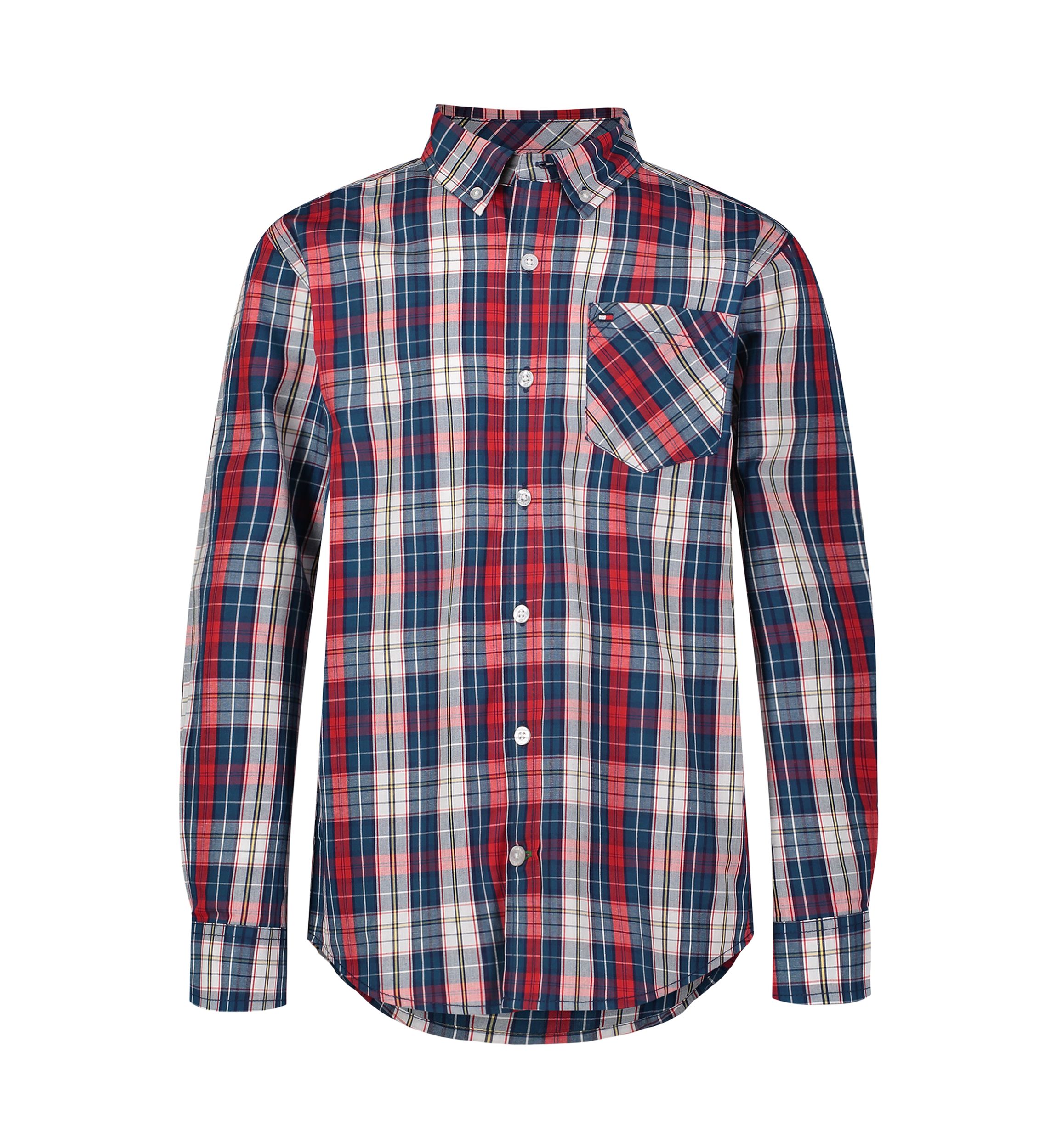Boys 8-20  Long Sleeve Plaid Shirt 