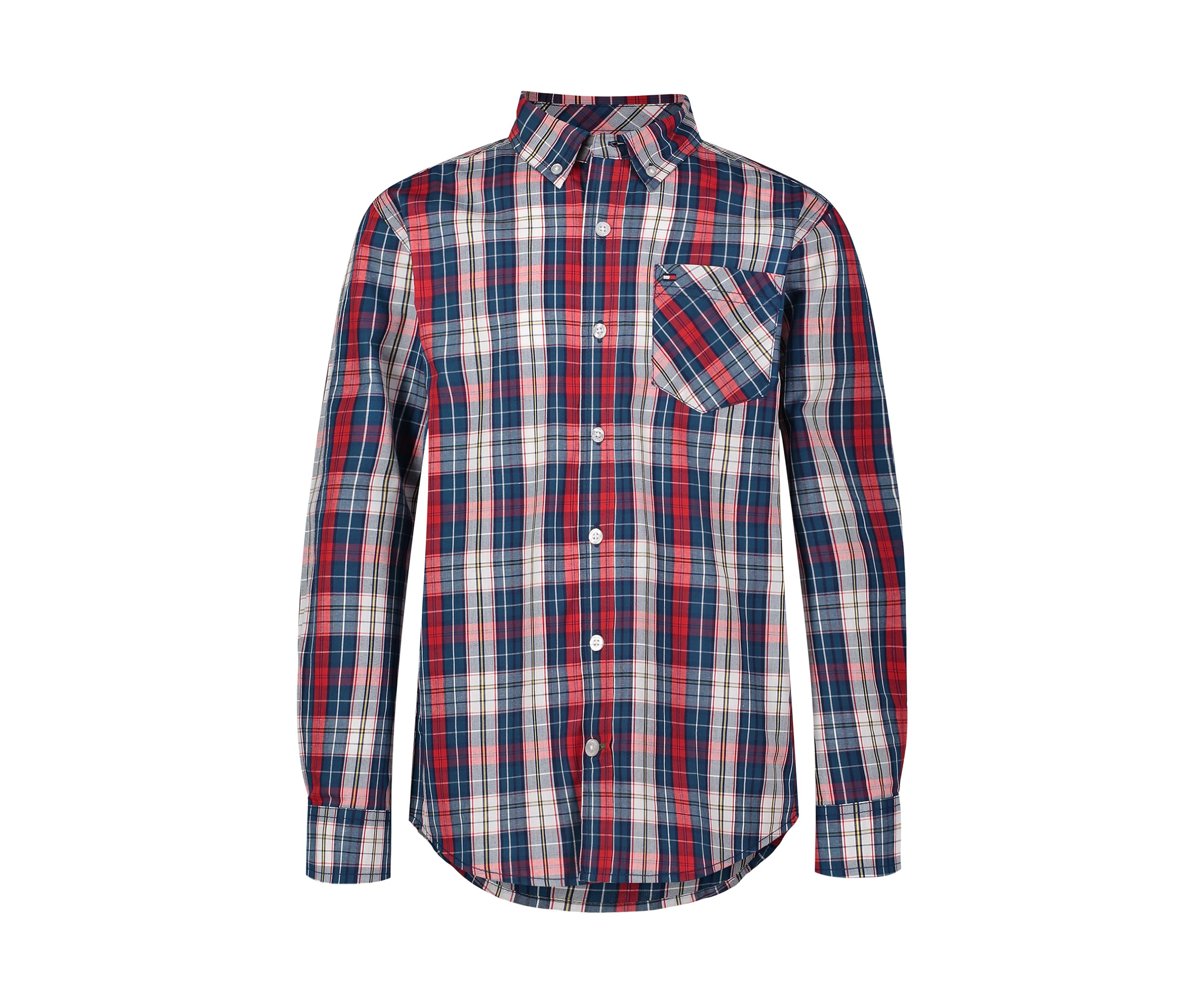Boys 8-20  Long Sleeve Plaid Shirt 