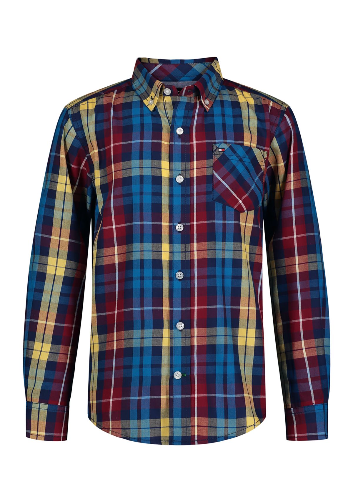 Boys 8-20 Vintage Plaid Shirt