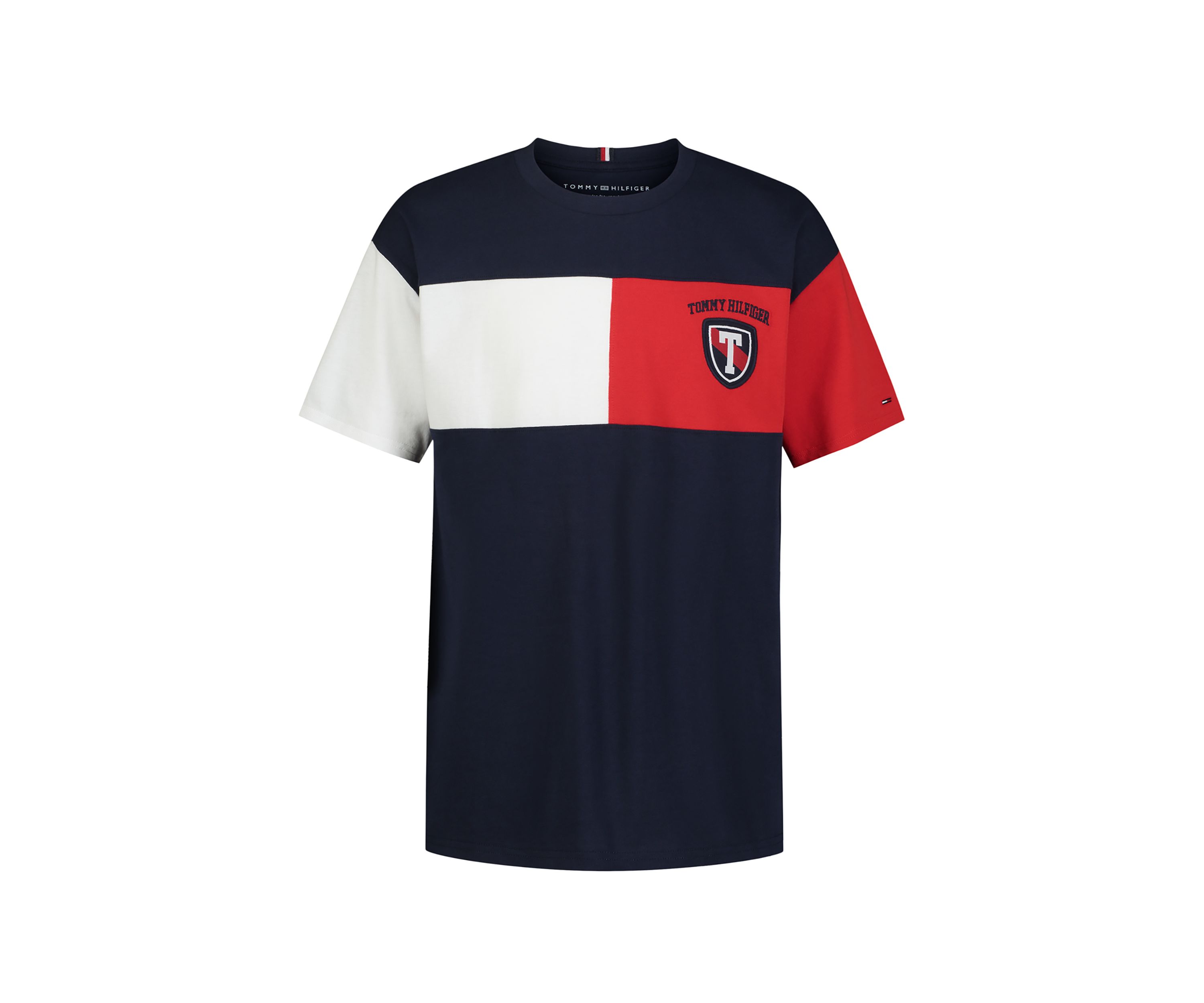 Boys 4-7 Color Blocked Logo Crest Graphic T-Shirt
