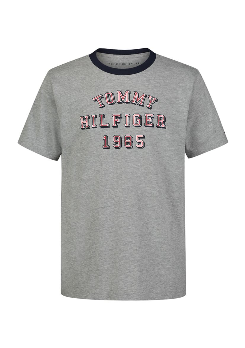 Boys 8-20 Ringer Short Sleeve Graphic T-Shirt