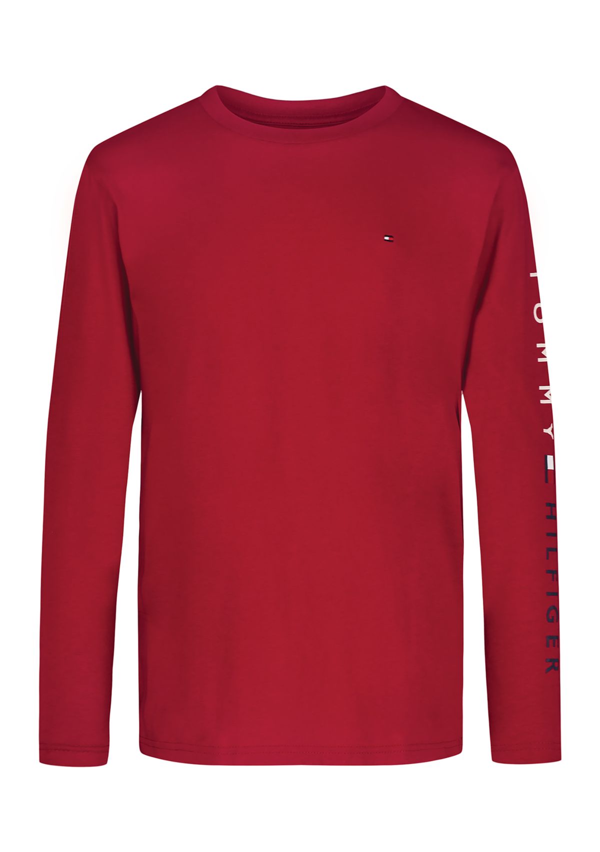Boys 8-20 Script Logo Sleeve T-Shirt