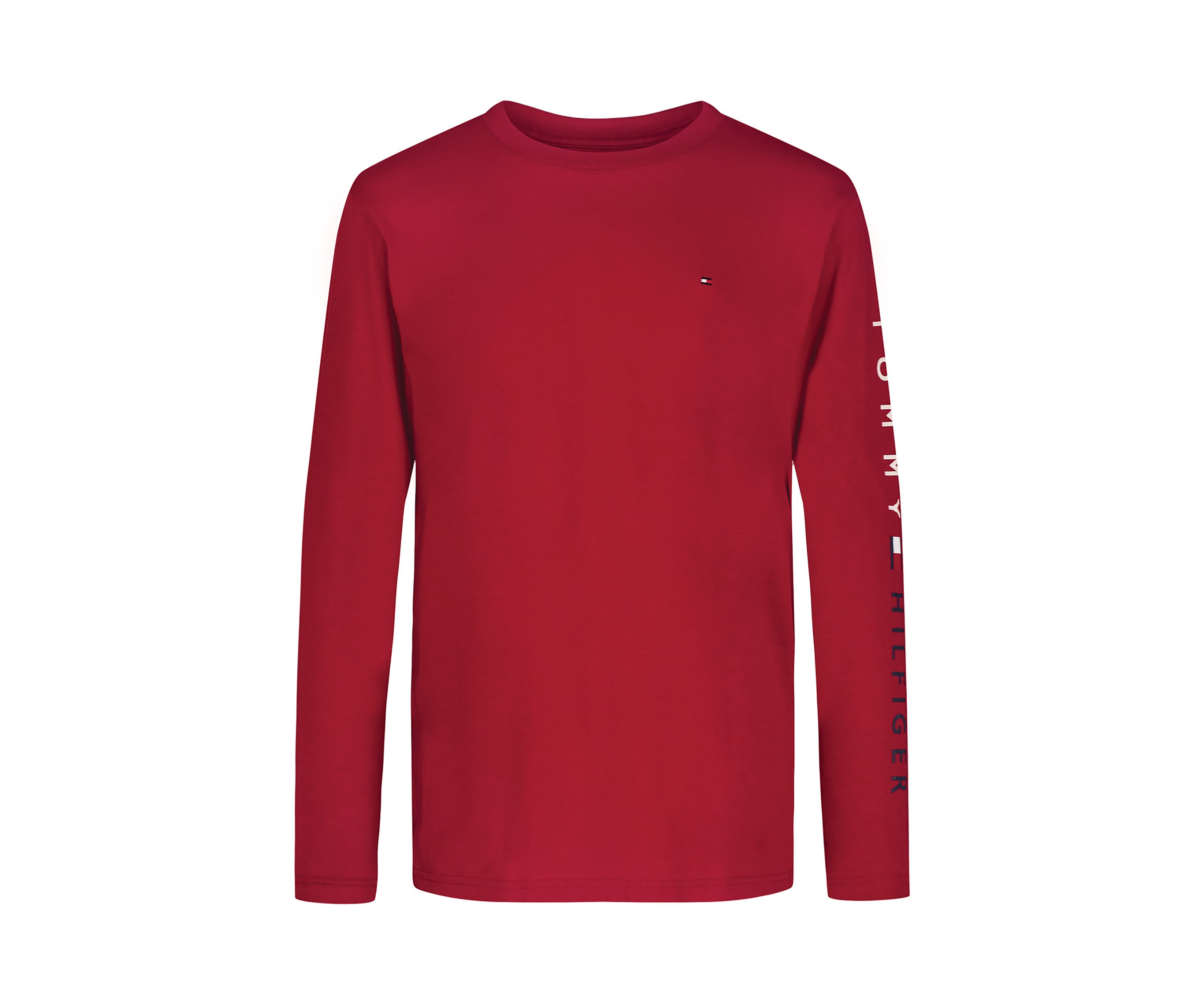 Boys 8-20 Script Logo Sleeve T-Shirt