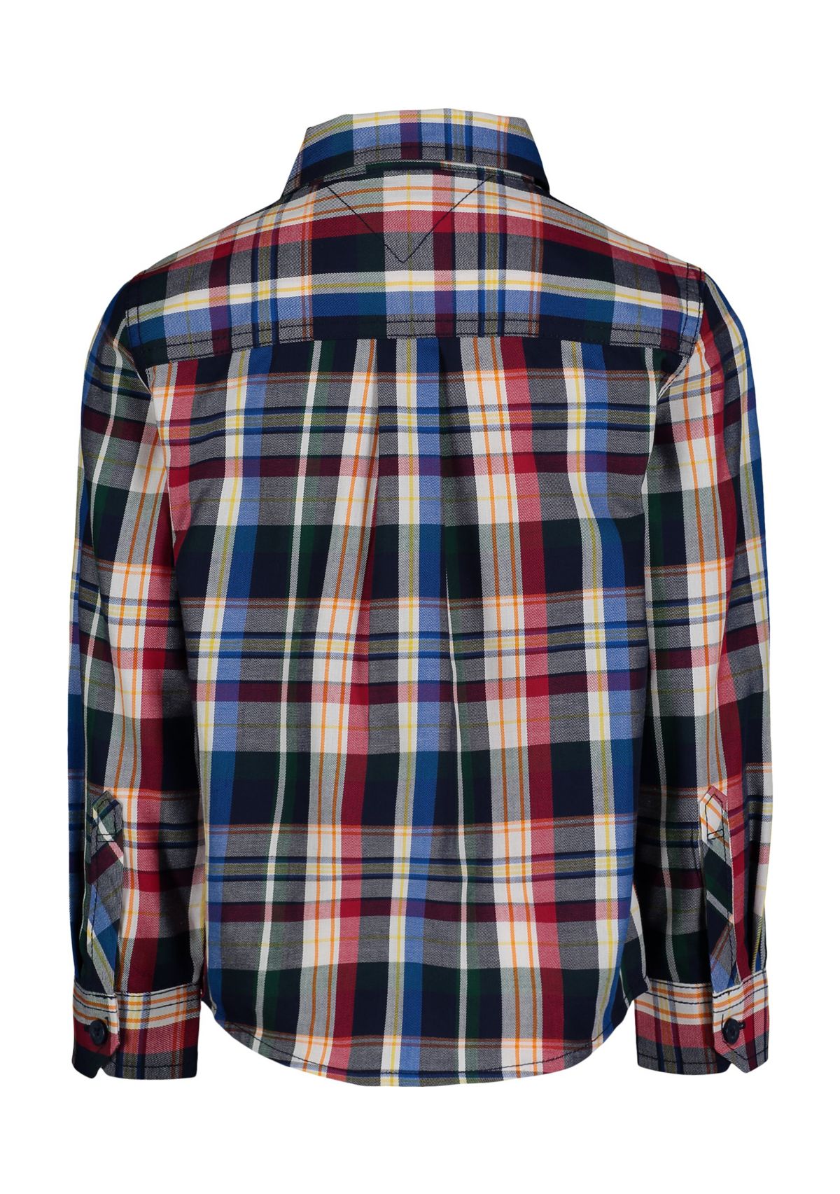Boys 4-7 Long Sleeve Plaid Shirt 