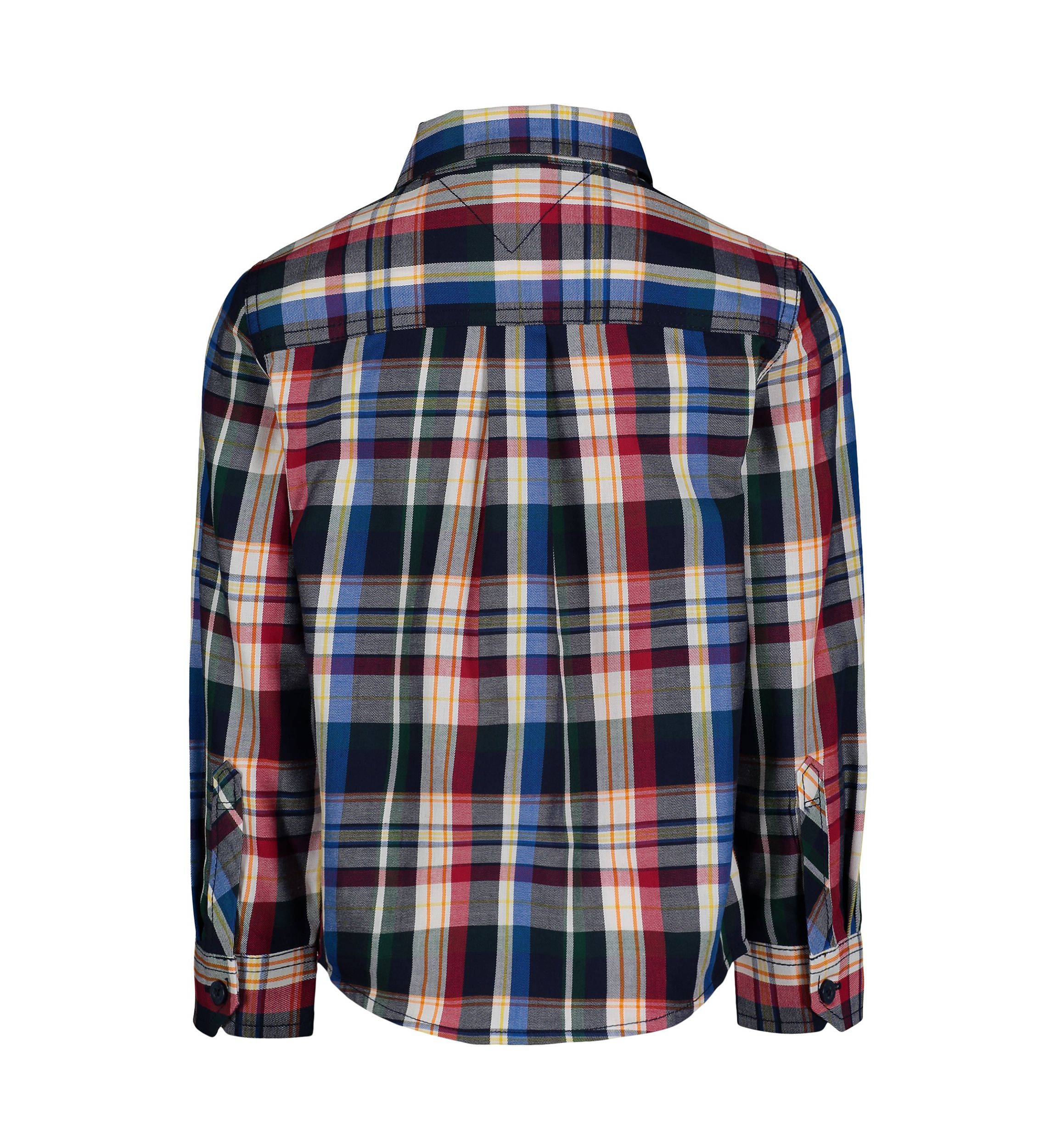 Boys 4-7 Long Sleeve Plaid Shirt 