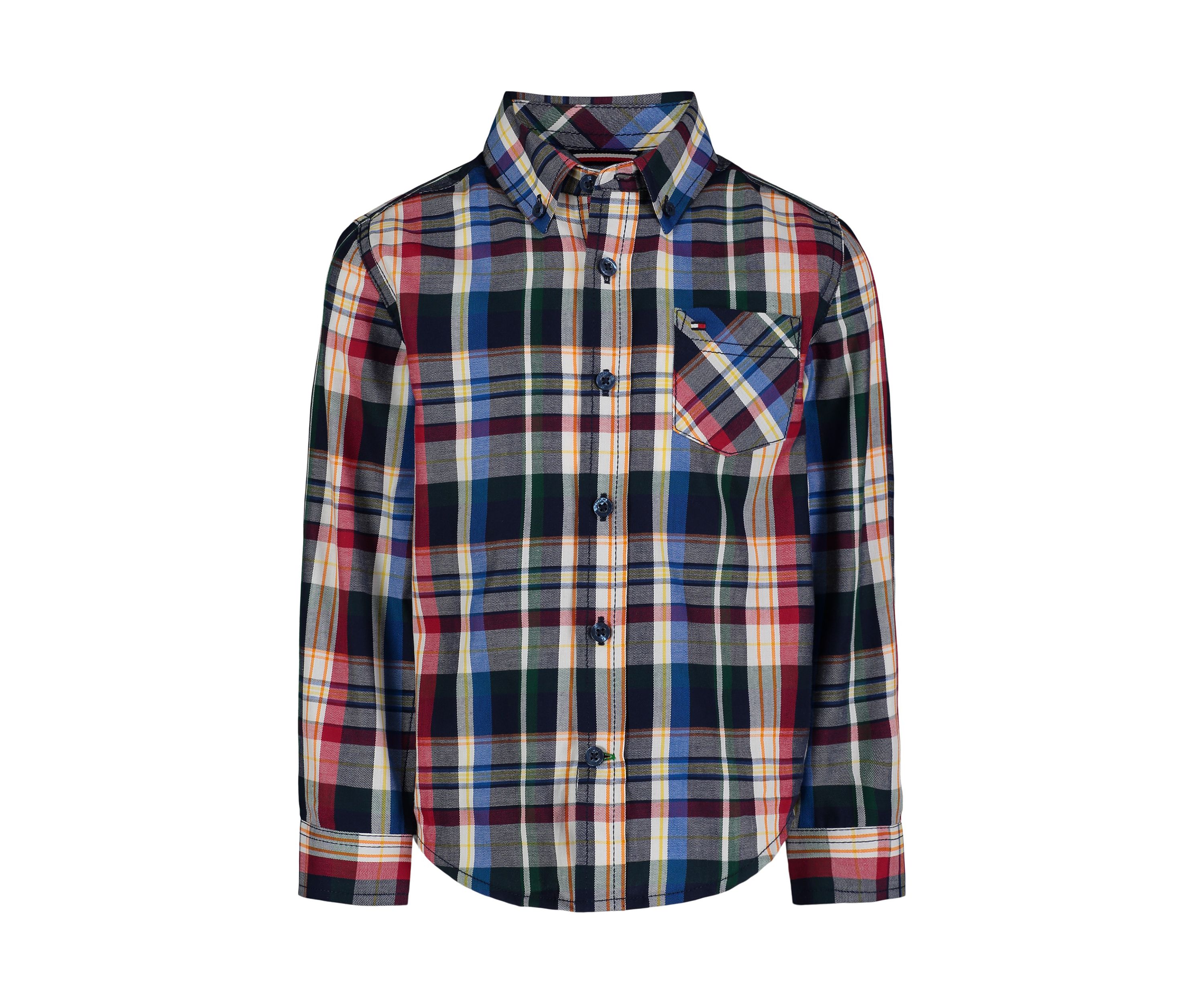 Boys 8-20 Long Sleeve Plaid Shirt