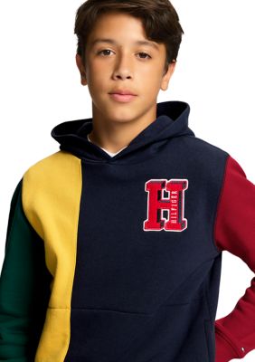 Tommy Hilfiger Boys 8 20 Color Blocked Logo Hoodie belk