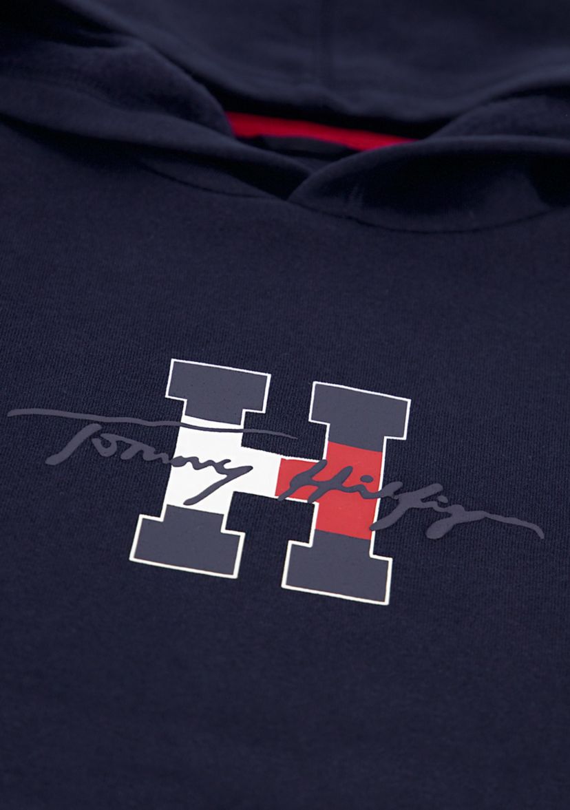 Boys 4-7 Script Pullover Hoodie 