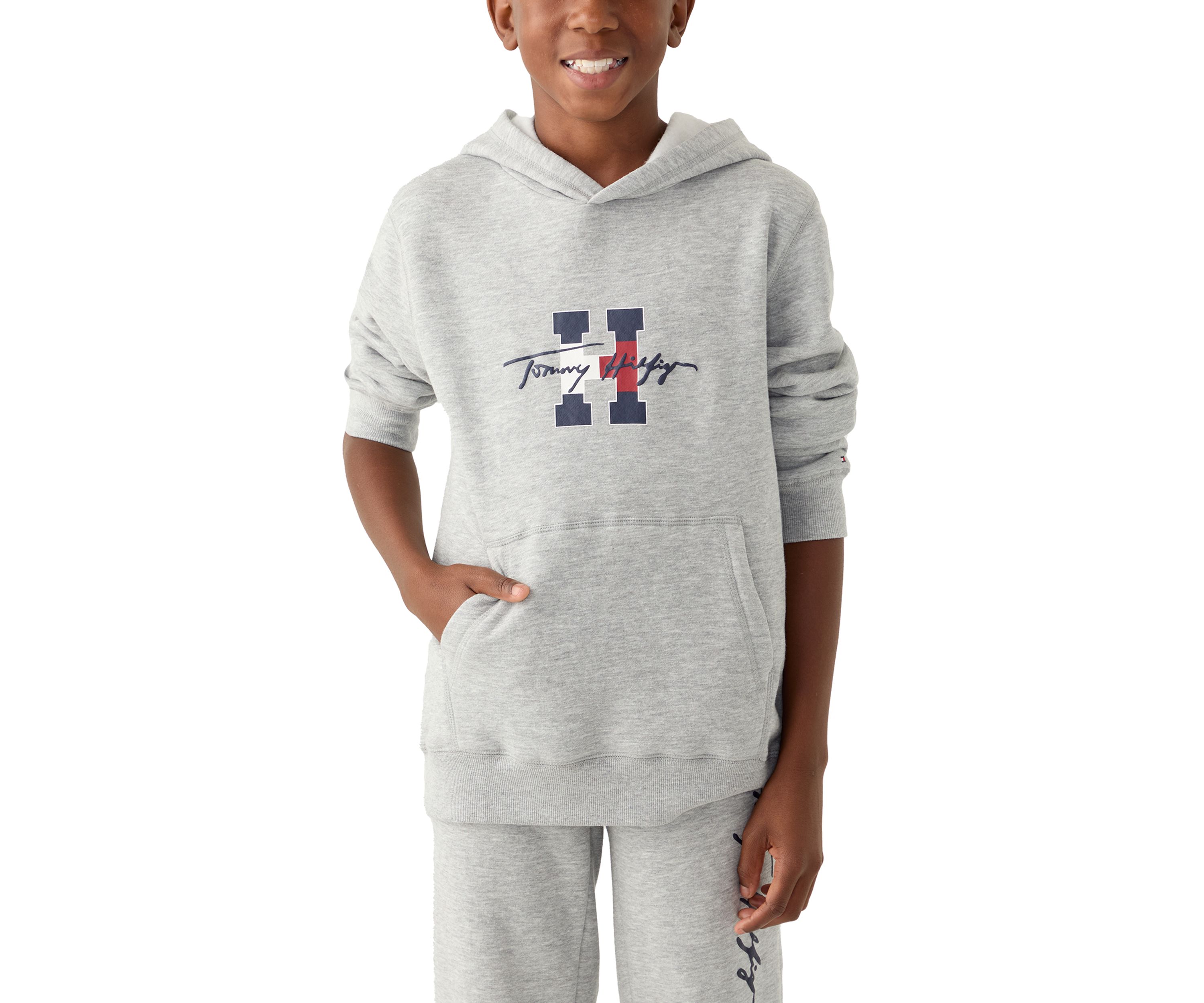 Boys 8-20 Script Logo Graphic Pullover Hoodie