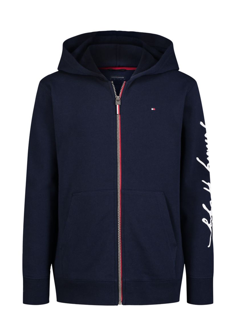 Boys 4-7 Signature Logo Zip Front Hoodie