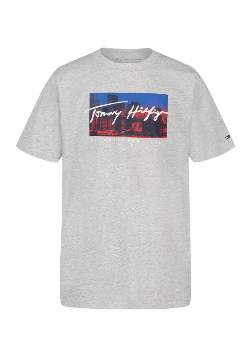 Boys 8-20 Tommy Skyline Short Sleeve Graphic T-Shirt