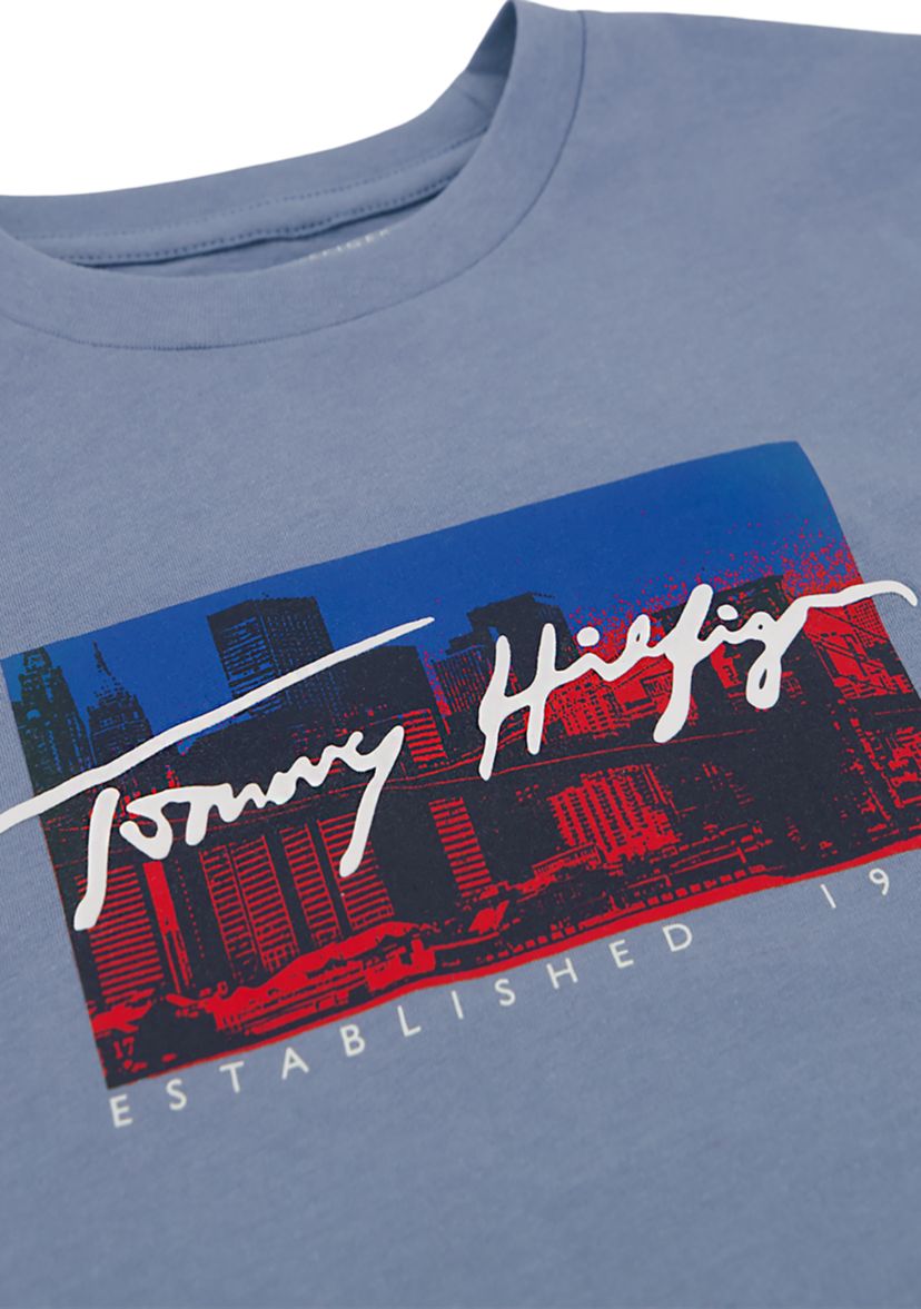 Boys 8-20 Short Sleeve Skyline Graphic T-Shirt 