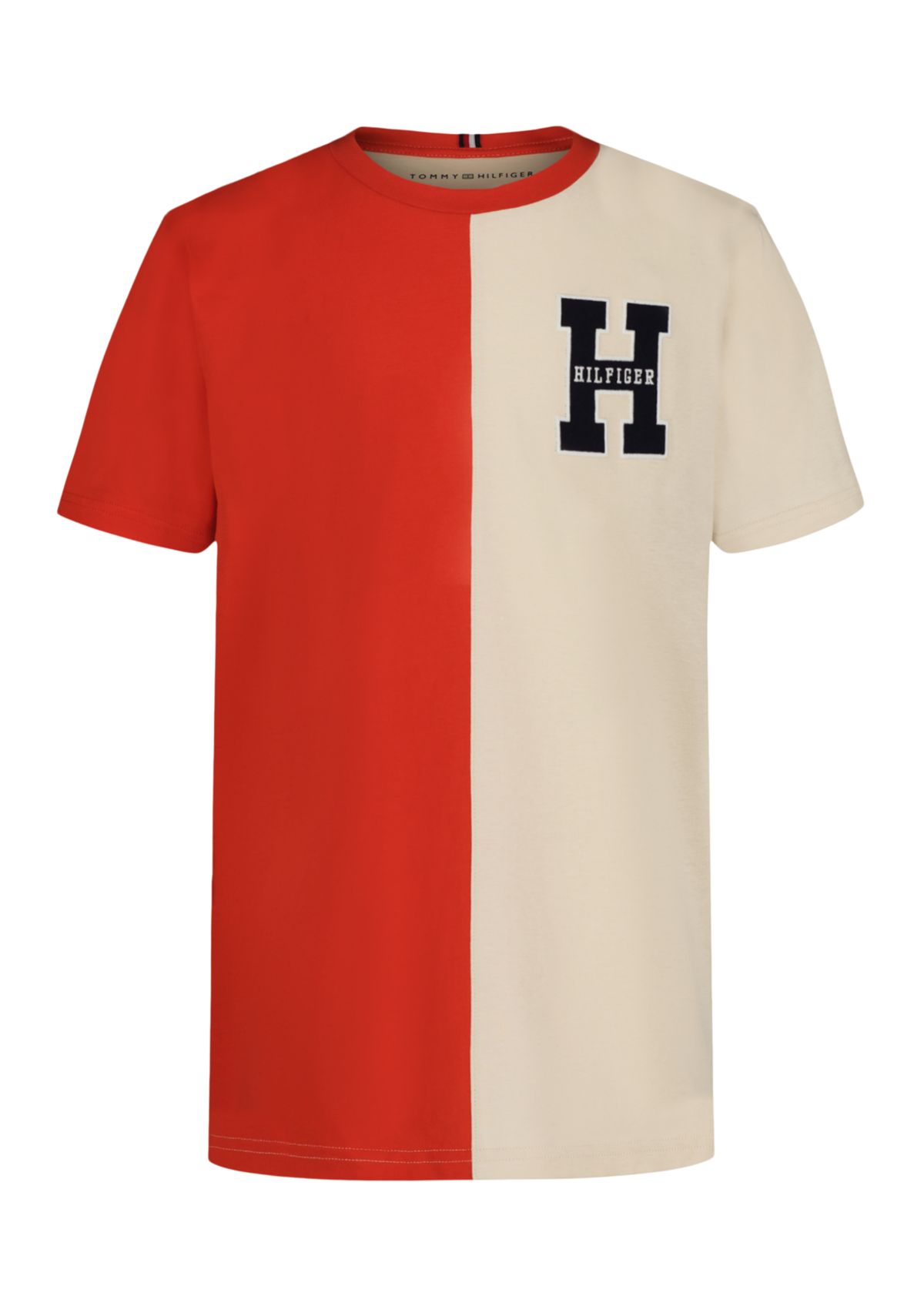 Boys 8-20 Vertical Color Block Short Sleeve T-Shirt