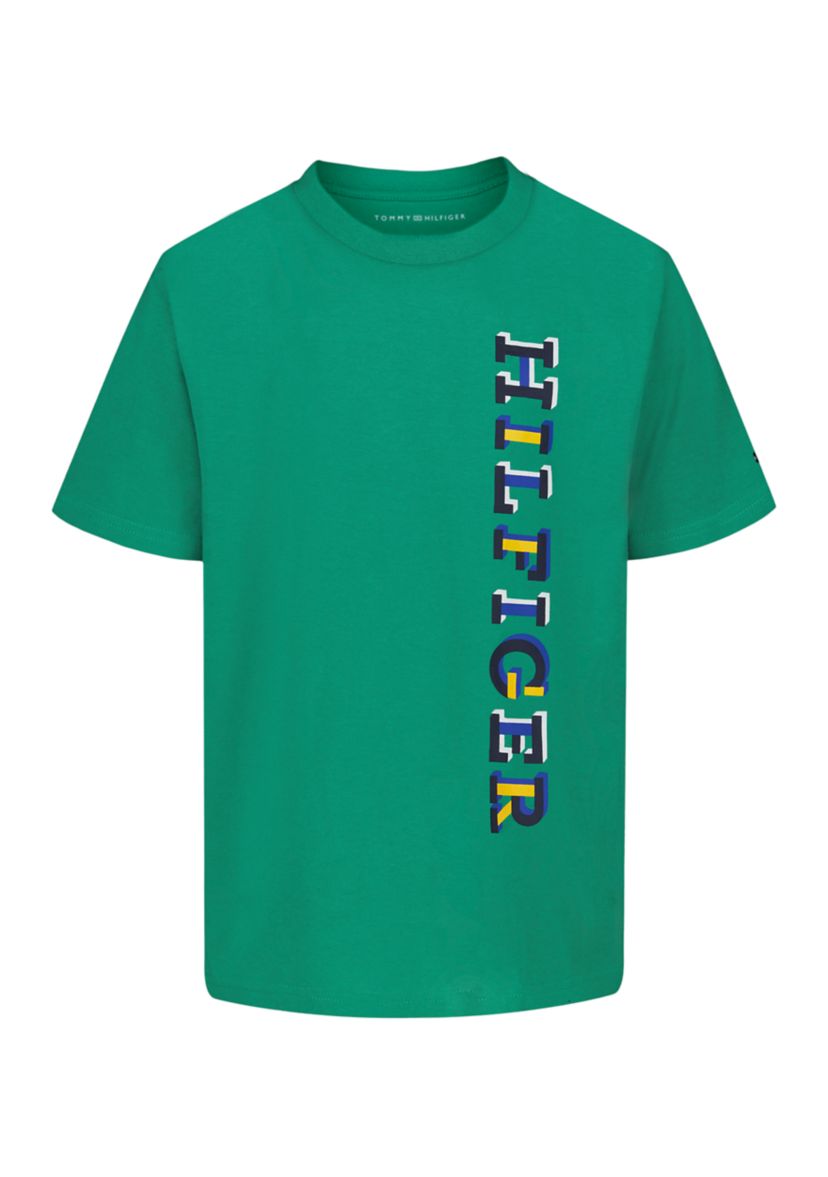 Boys 8-20 Short Sleeve 3D Hilfiger T-Shirt 
