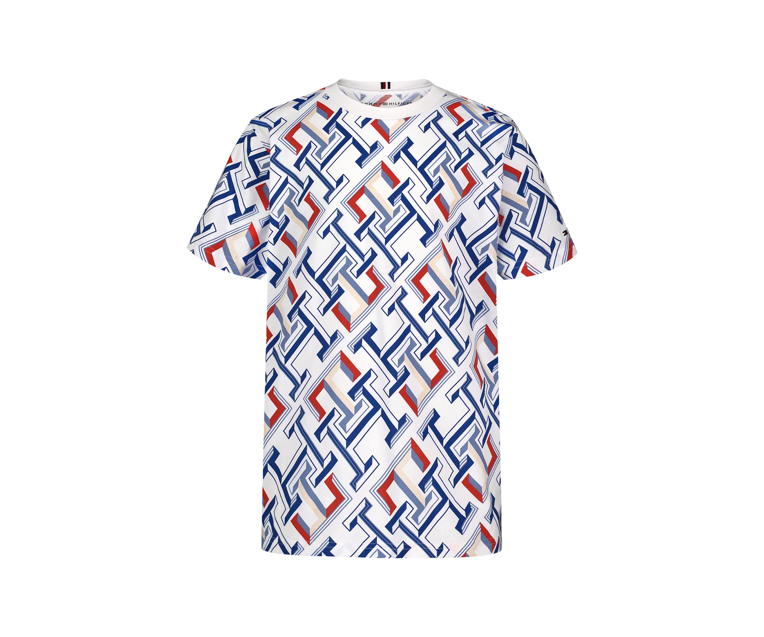 Boys 8-20 Short Sleeve Cotton Logo Printed T-Shirt 