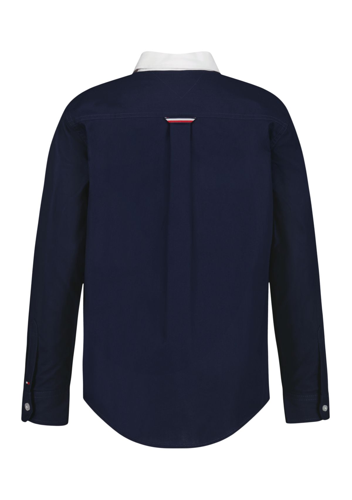 Boys 8-20 Long Sleeve Chest Flag Button Down Shirt 
