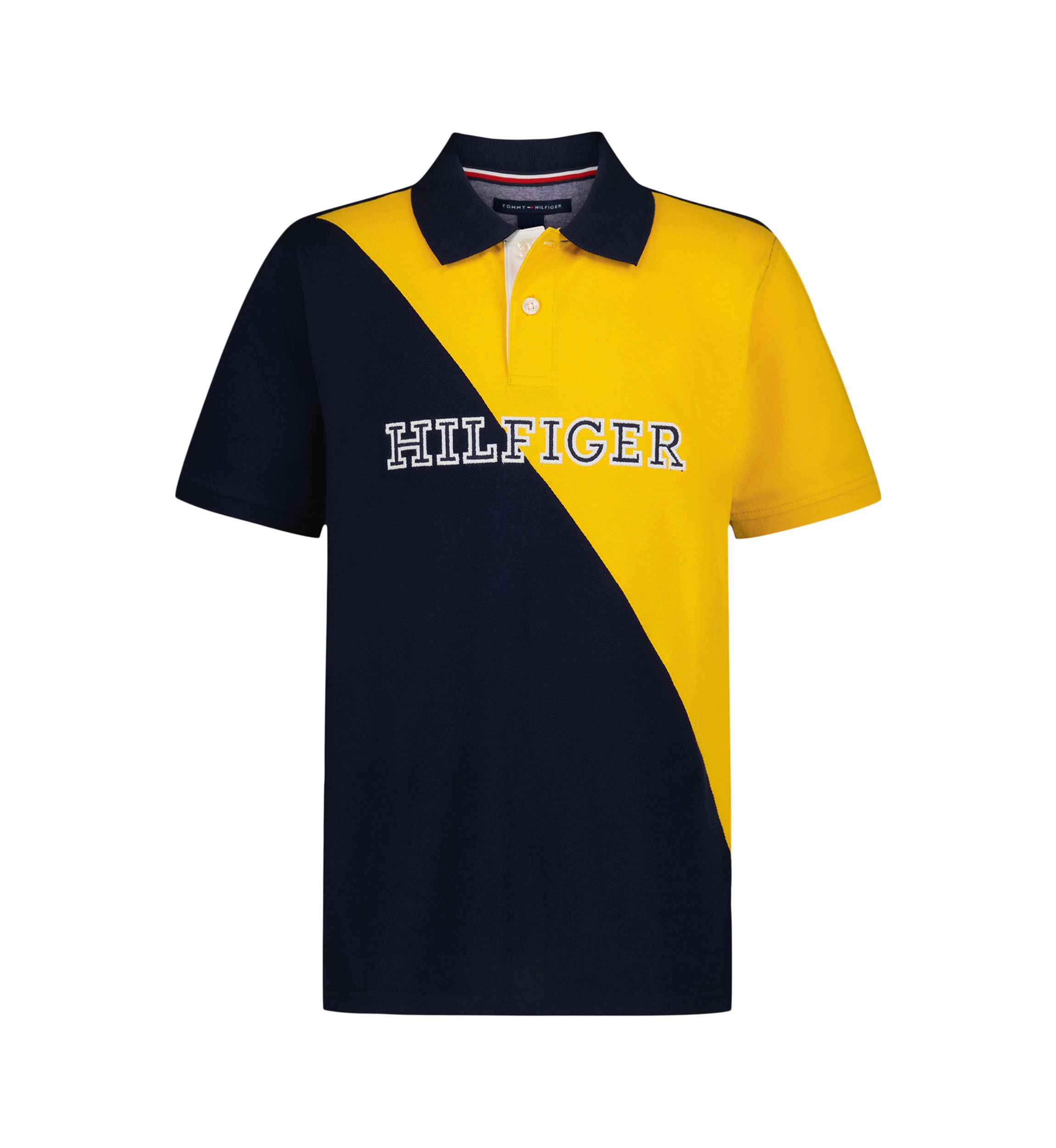 Boys 8-20 Diagonal Color Block Polo Shirt 
