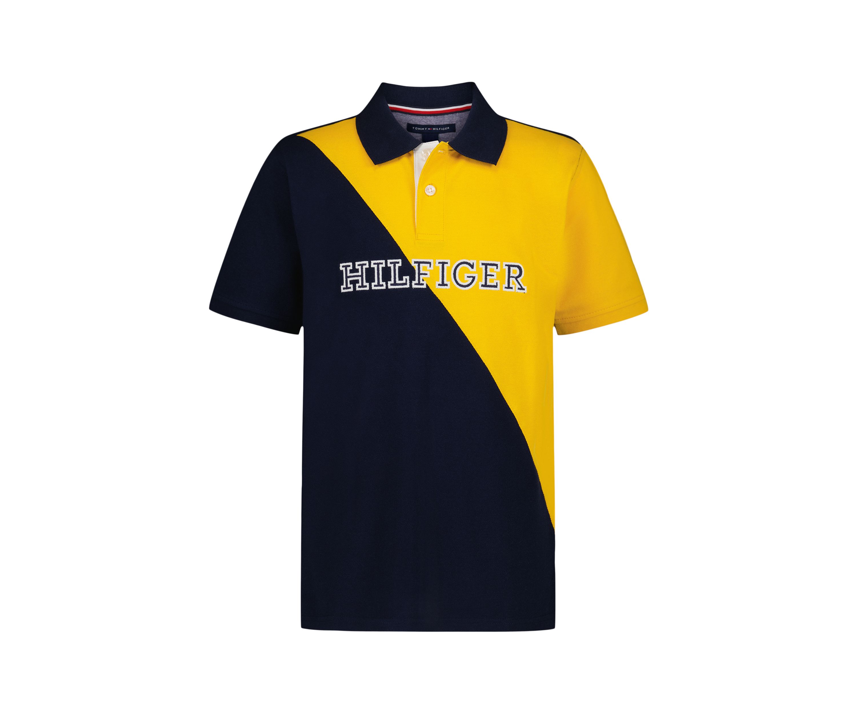 Boys 8-20 Diagonal Color Block Polo Shirt 