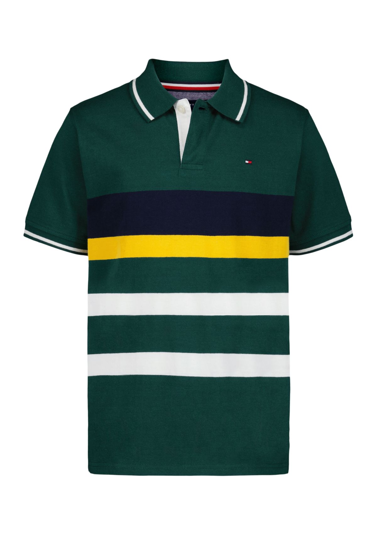 Boys 8-20 Short Sleeve Multi Stripe Polo Shirt 