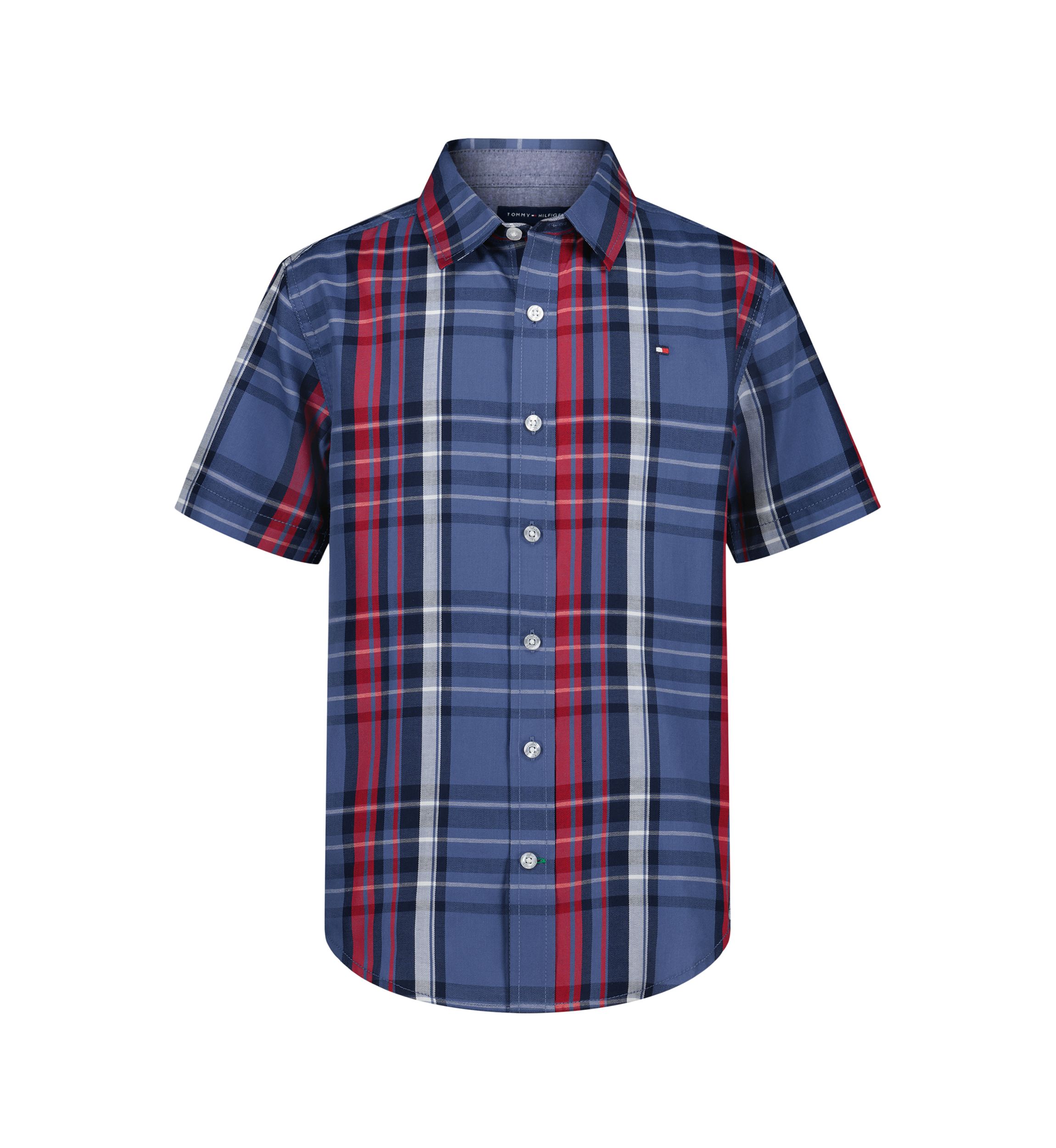 Boys 8-20 Short Sleeve Plaid Woven Shirt