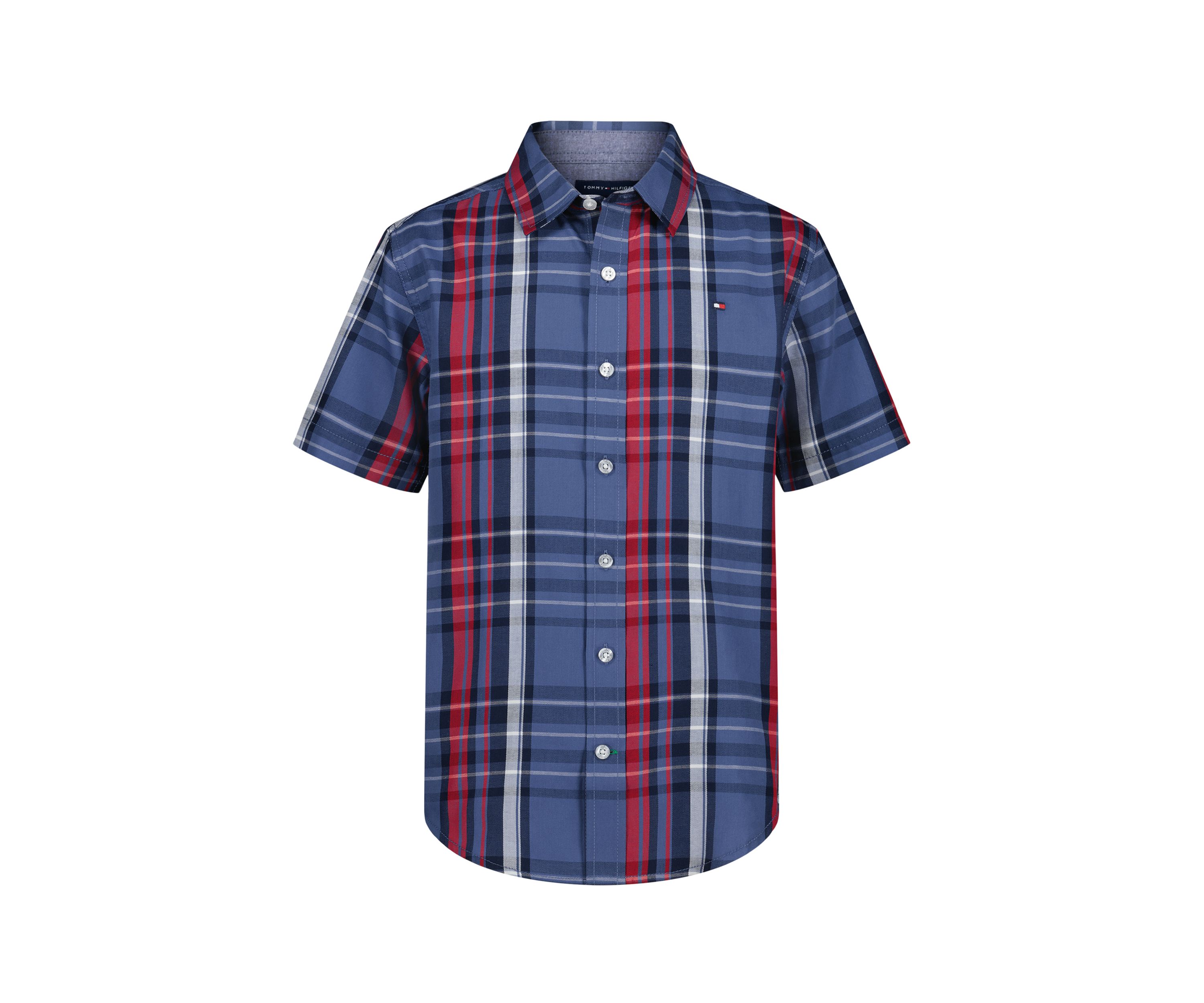 Boys 8-20 Short Sleeve Plaid Woven Shirt