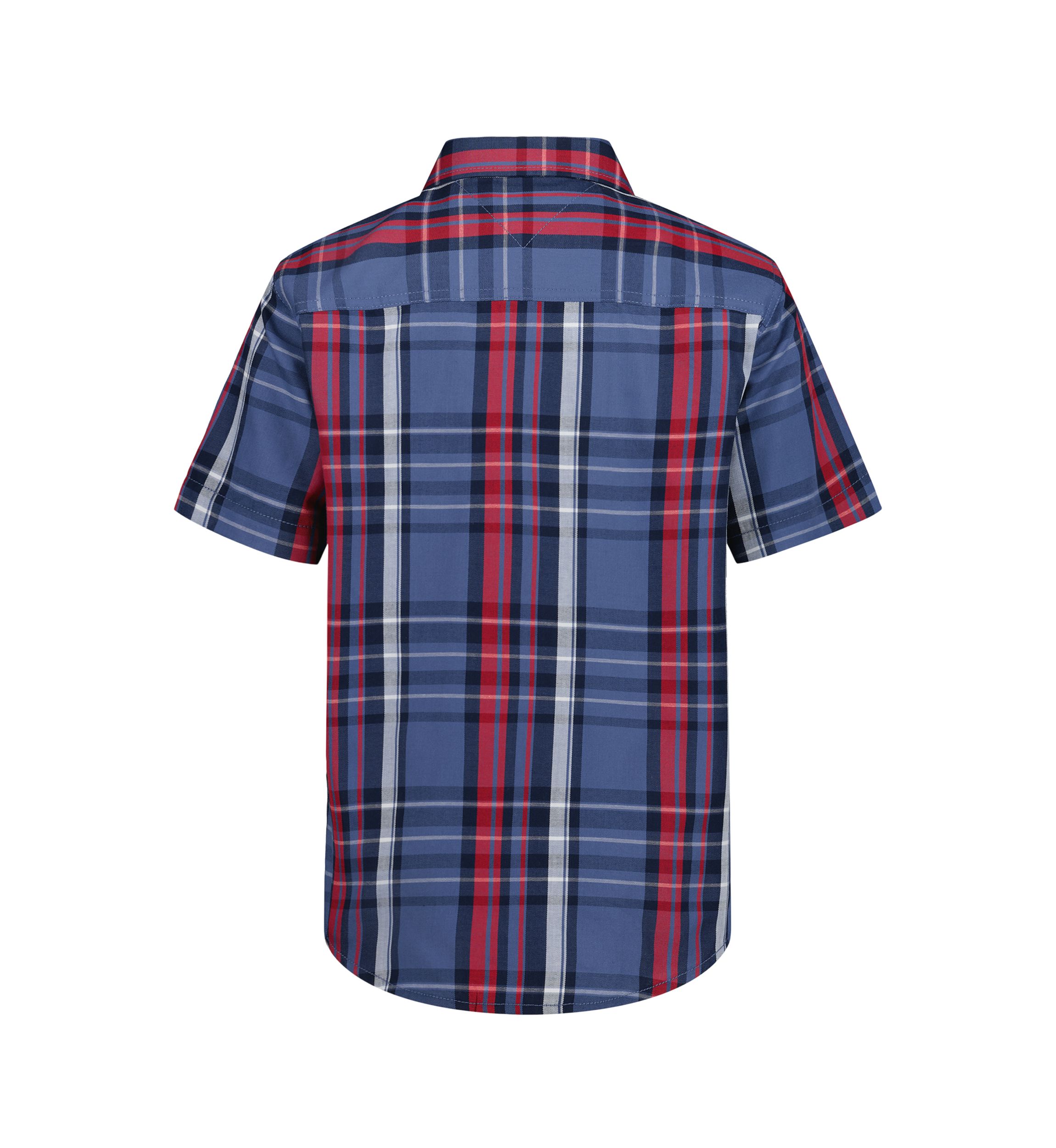 Boys 8-20 Short Sleeve Plaid Woven Shirt