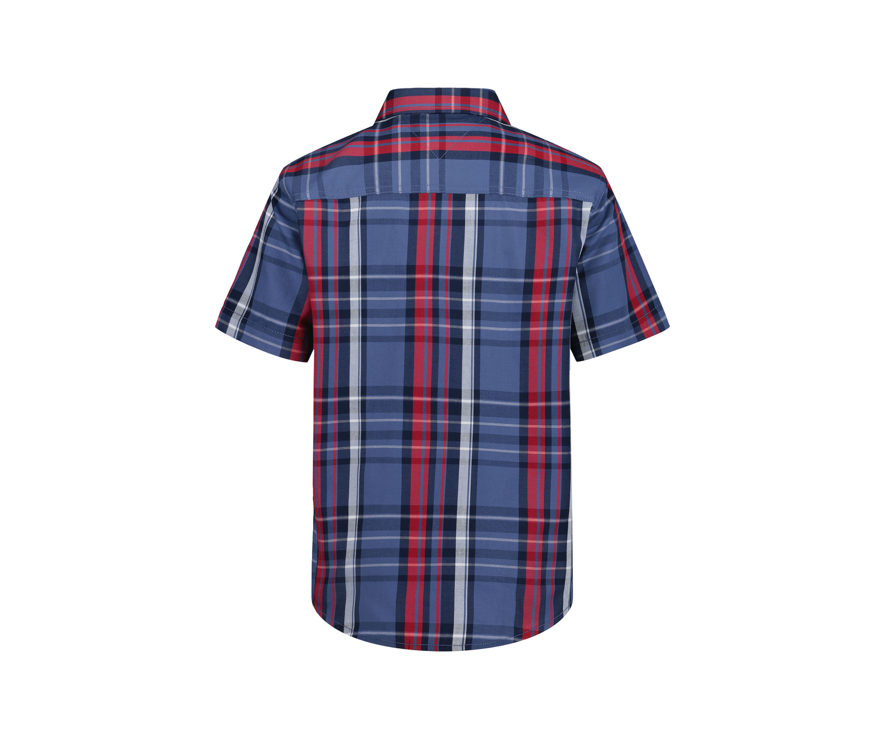 Boys 8-20 Short Sleeve Plaid Woven Shirt