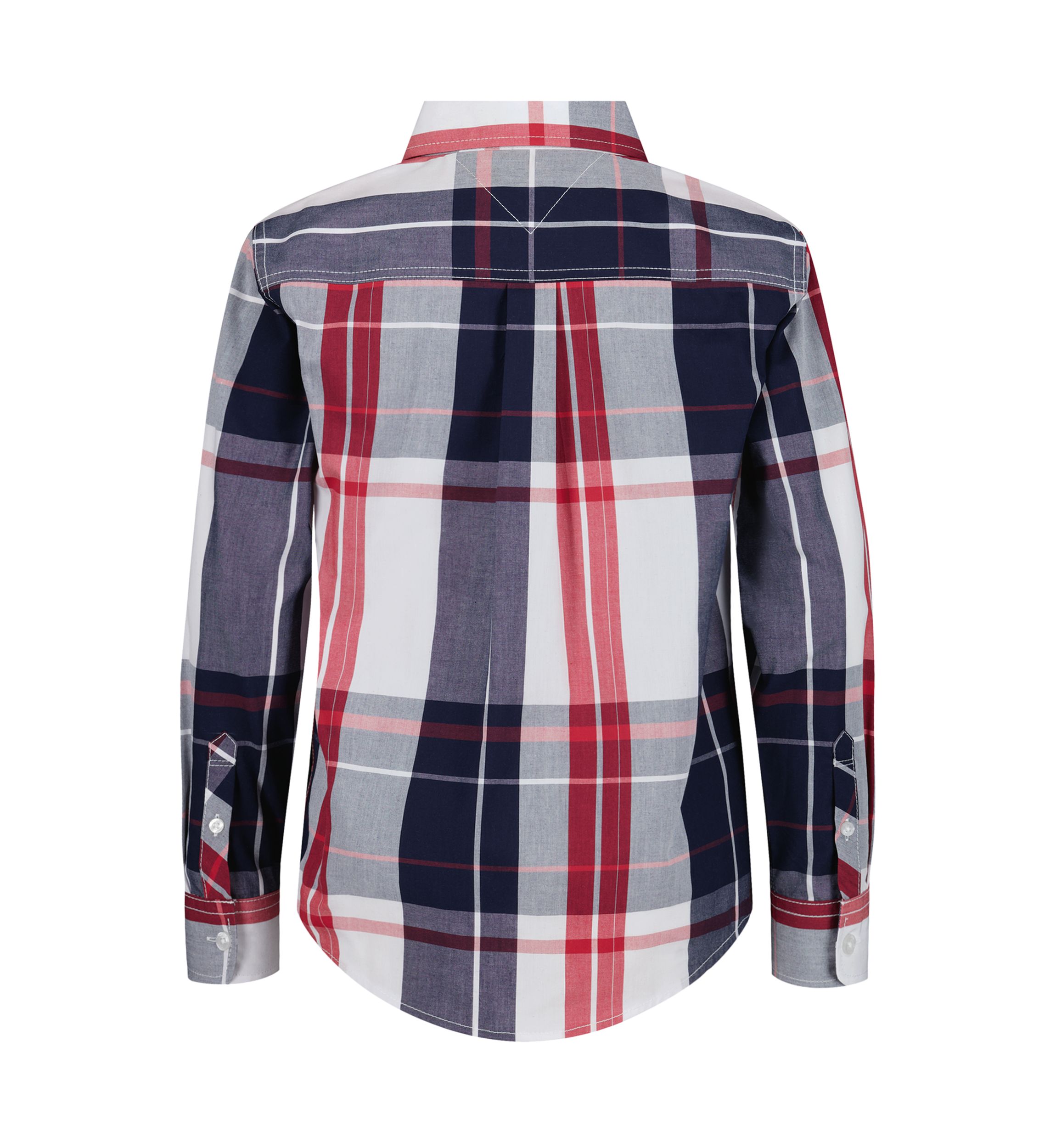 Boys 8-20 Oversized Plaid Button Down Shirt 