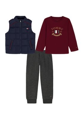 Tommy Hilfiger Boys 4-7 T-Shirt and Vest Pantset