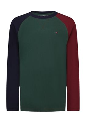 Tommy Hilfiger Boys 4-7 Color Block Raglan T-Shirt, 6