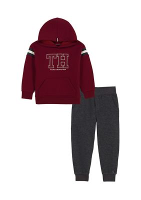 Tommy Hilfiger Boys 4-7 2 Piece Fleece Hoodie and Joggers Set
