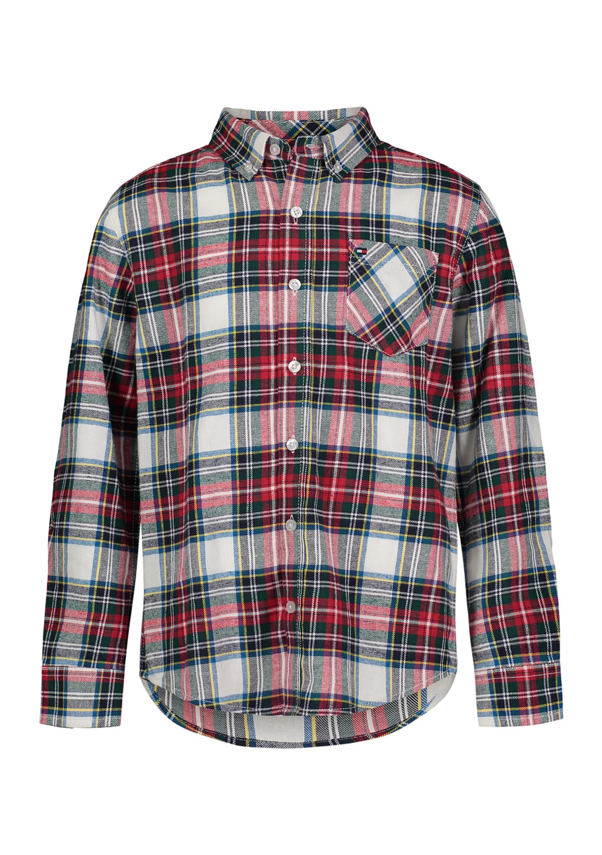 Boys 8-20 Multicolor Plaid Shirt