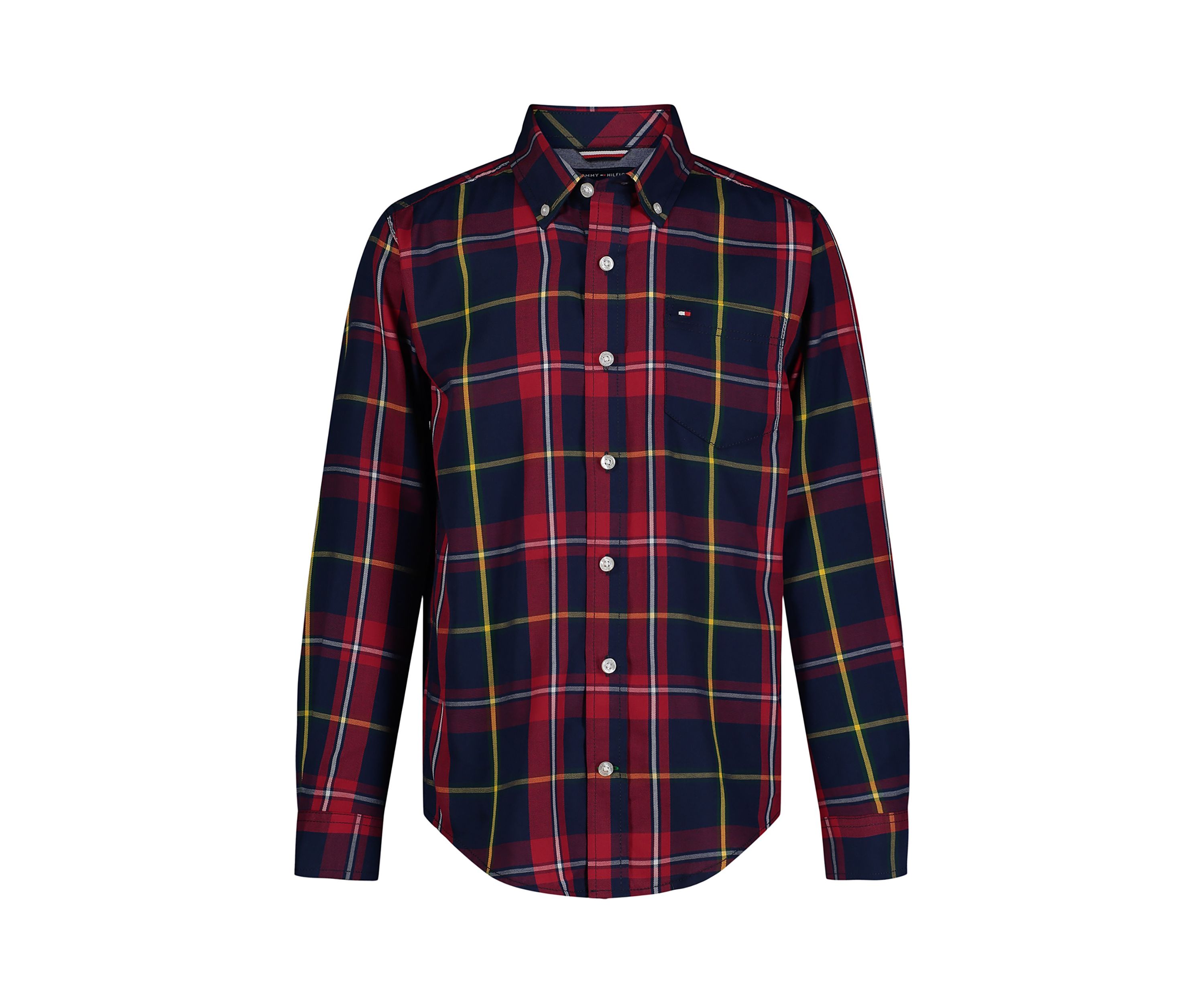 Boys 8-20 Plaid Printed Shirt