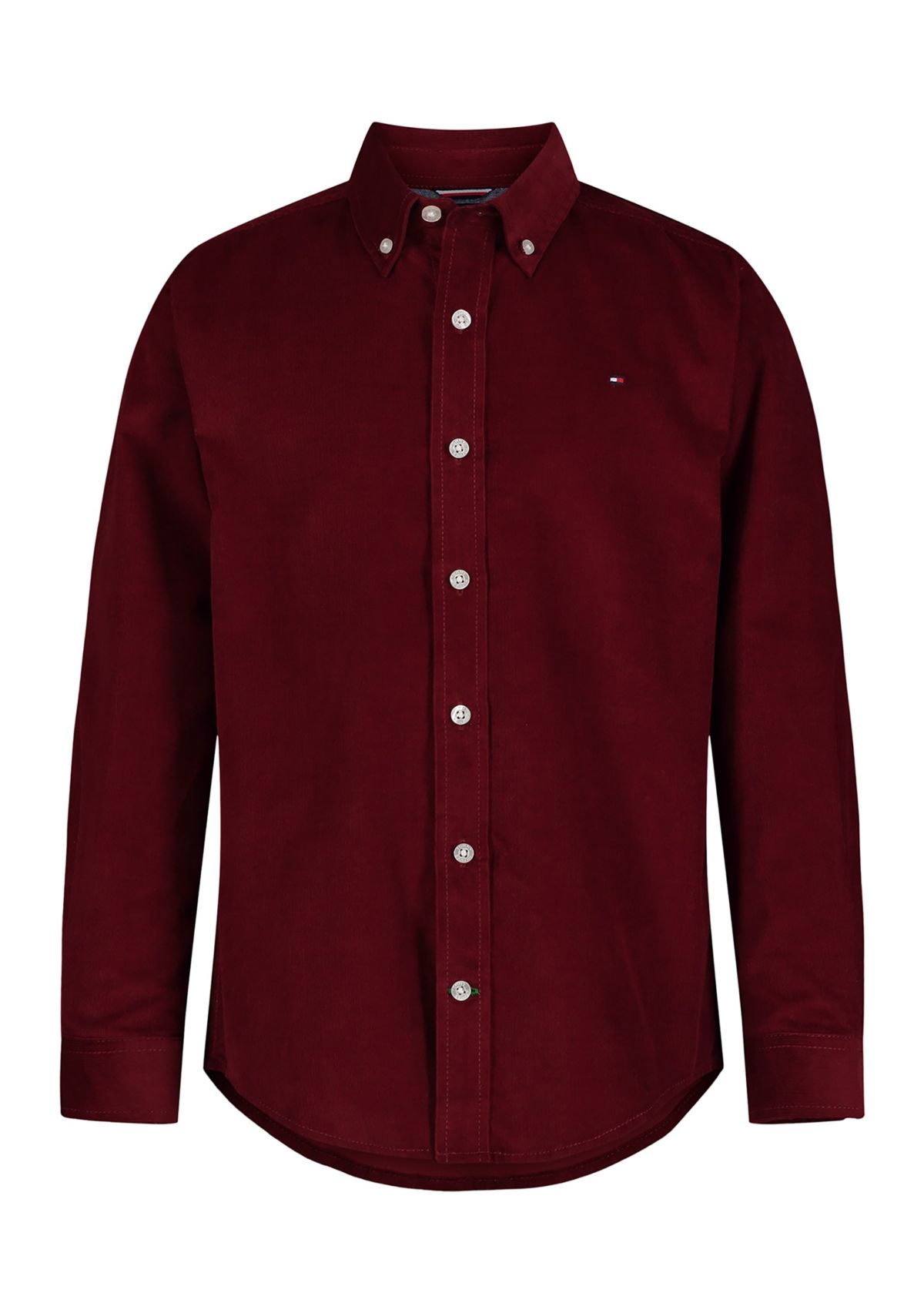 Boys 8-20 Solid Corduroy Shirt