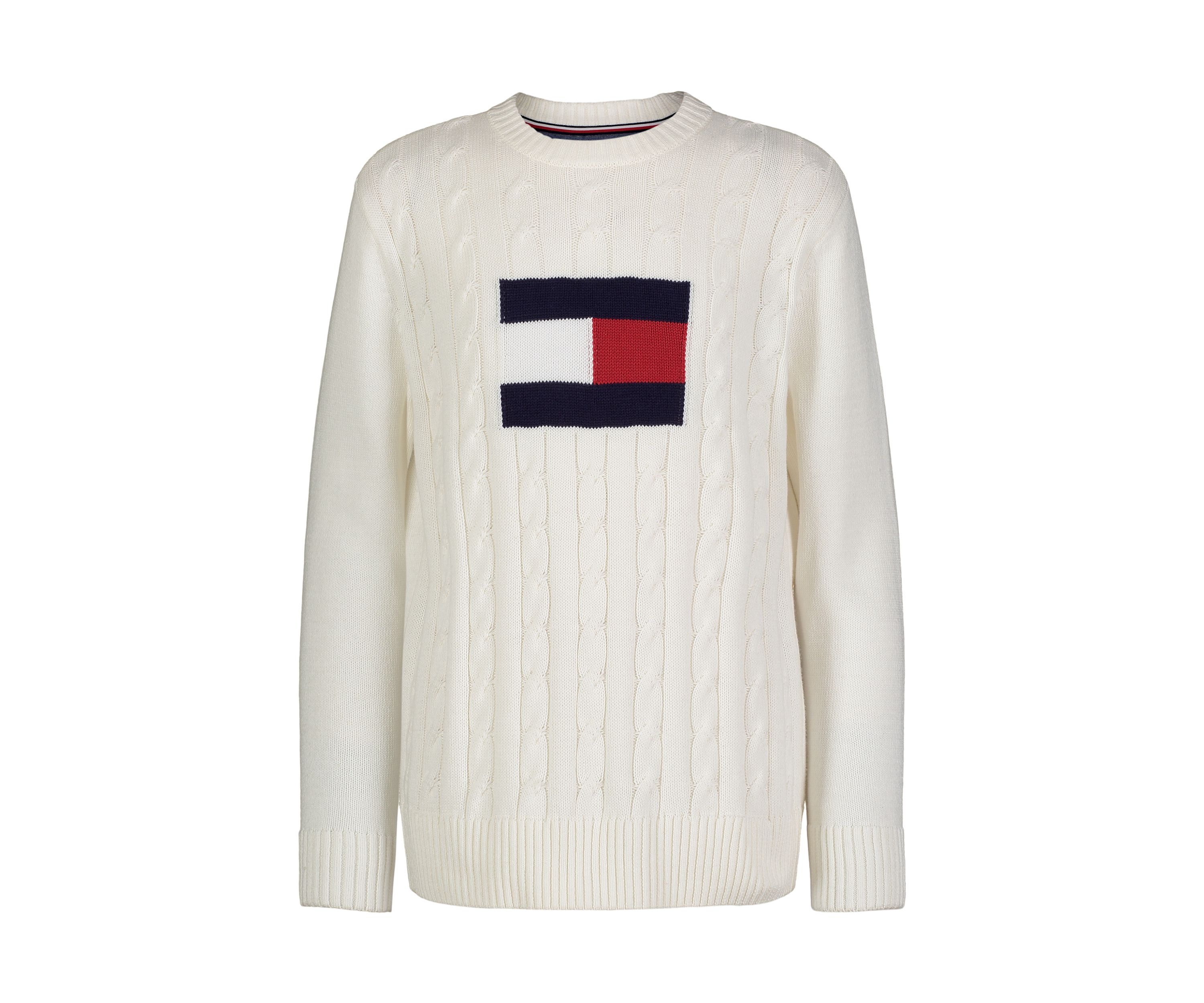 Boys 8-20 Flag Crew Neck Sweater 