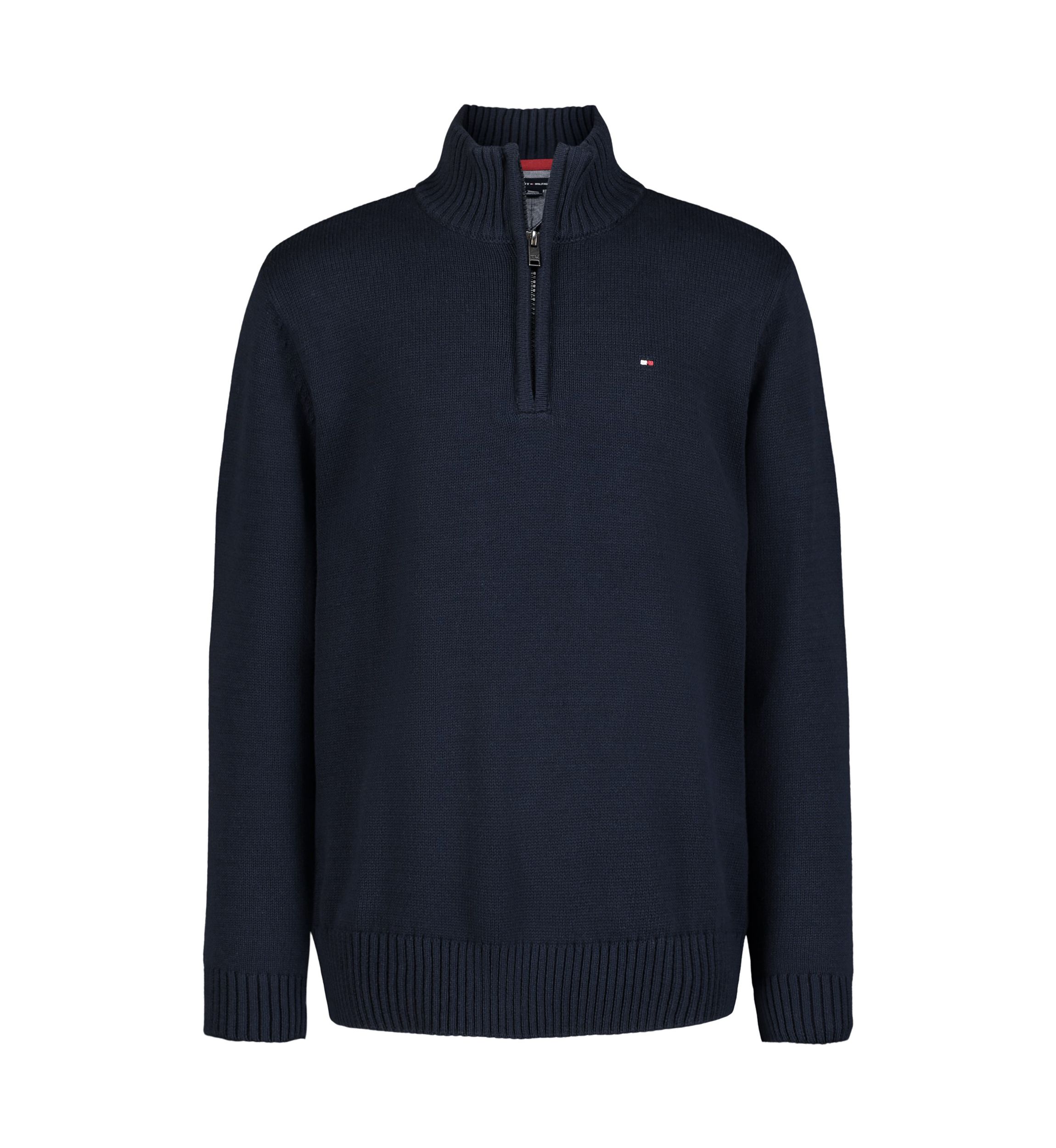 Boys 4-7 Solid 1/4 Zip Sweater Knit Pullover