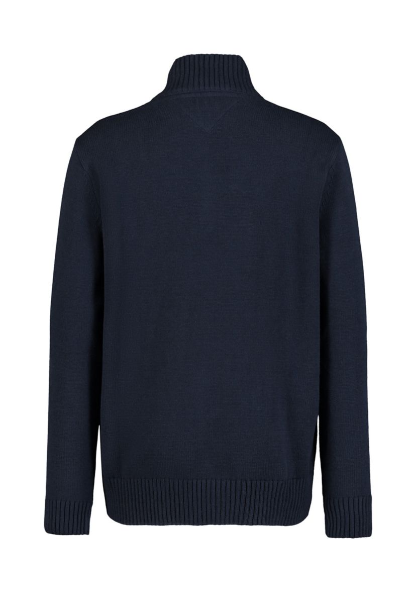 Boys 4-7 Solid 1/4 Zip Sweater Knit Pullover
