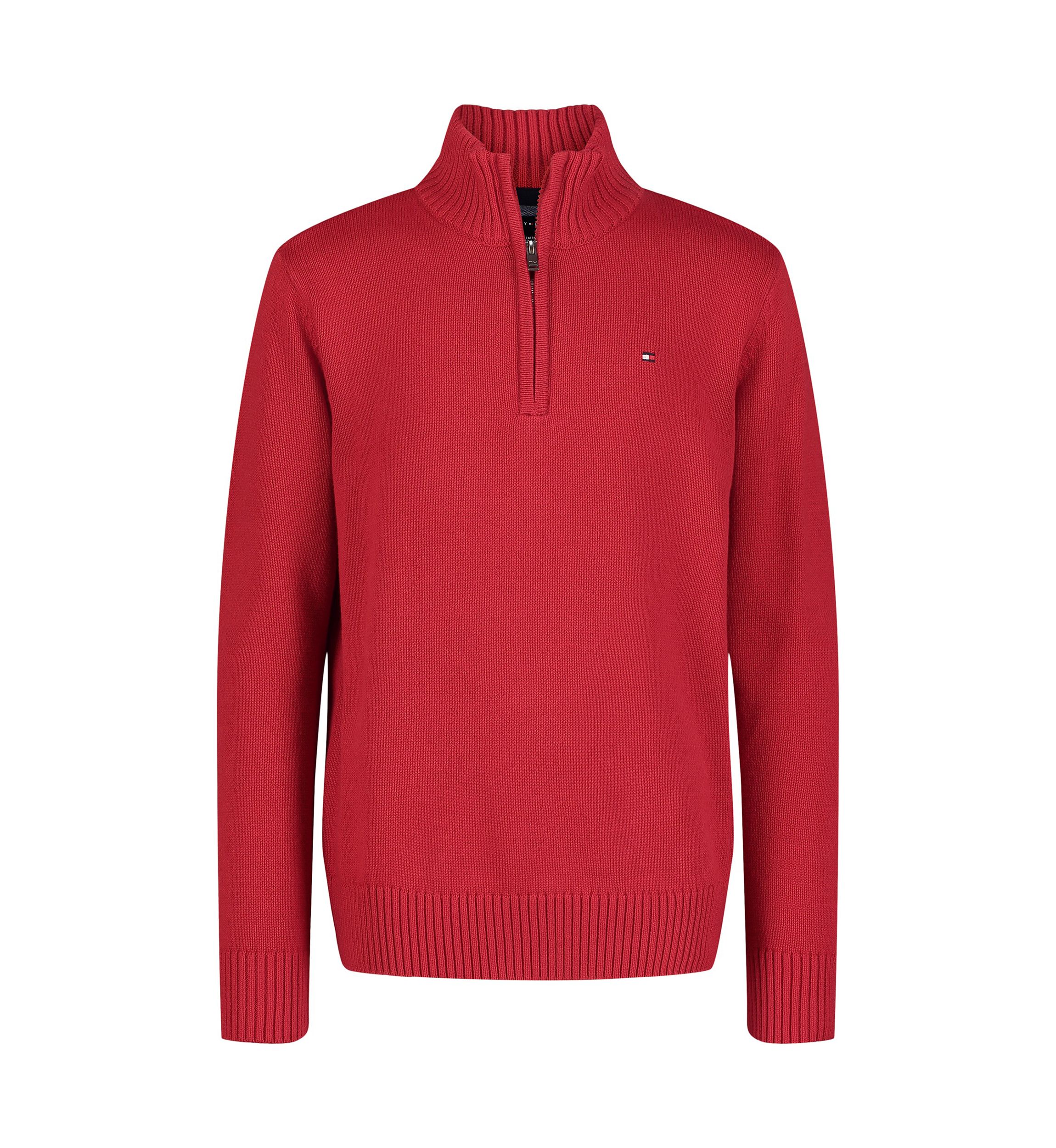 Boys 4-7 Solid 1/4 Zip Sweater
