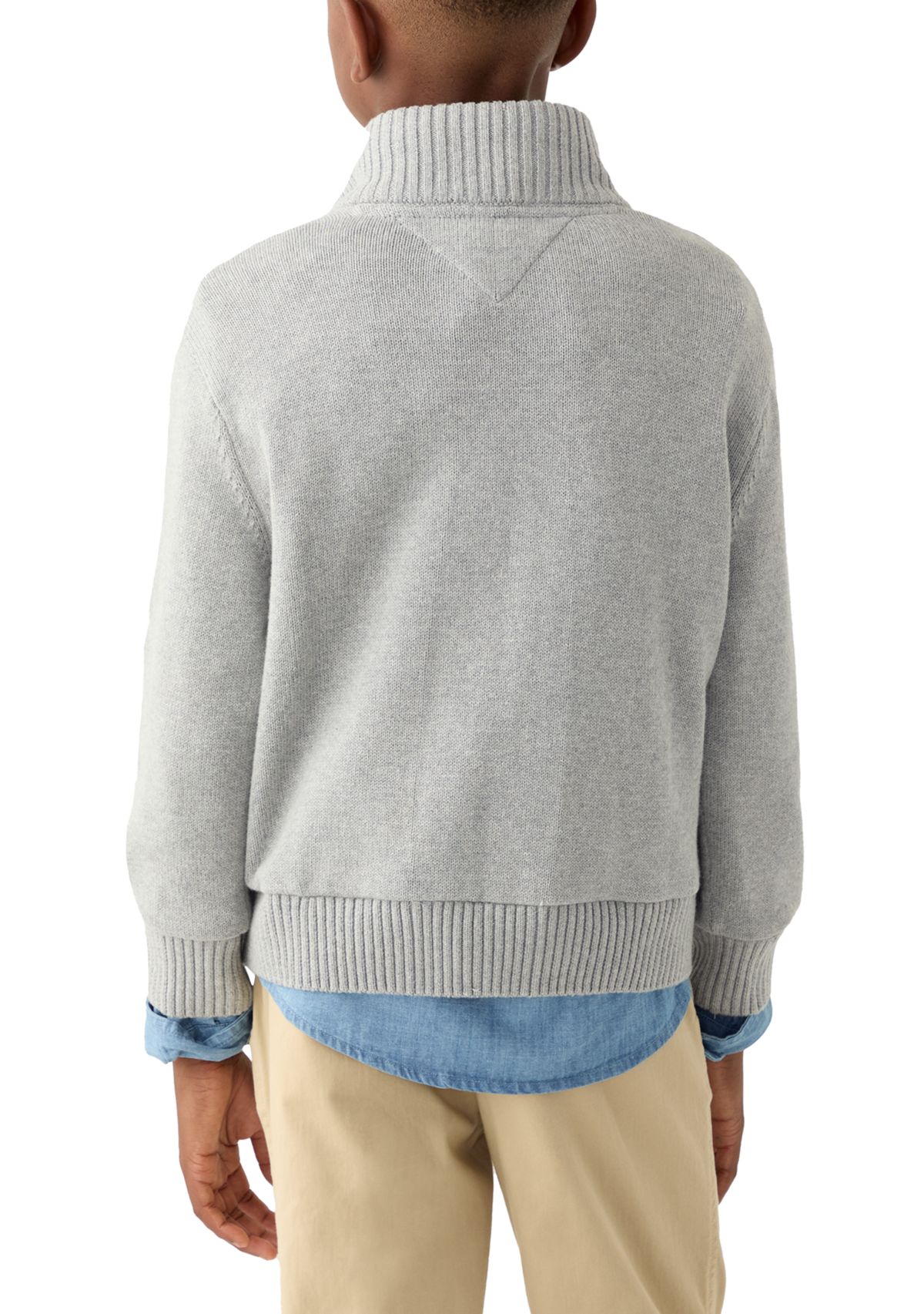 Boys 8-20 1/4 Zip Sweater 