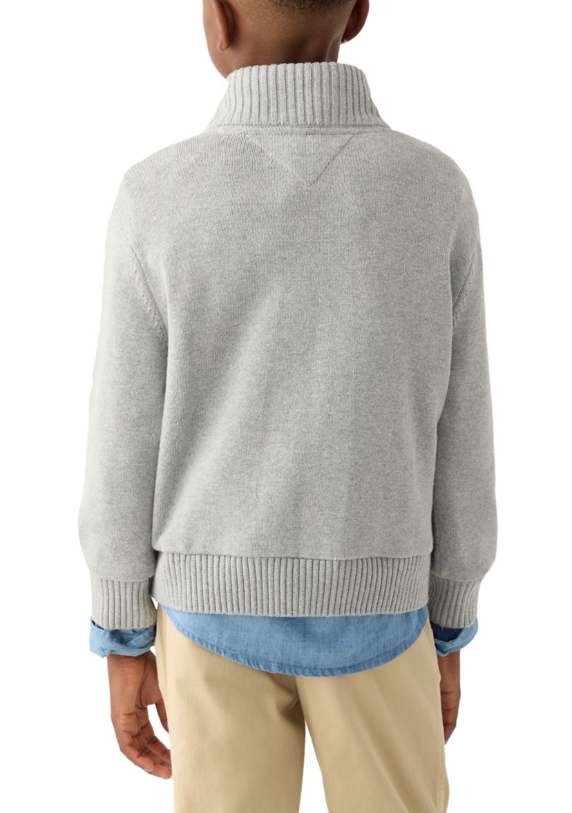 Boys 8-20 1/4 Zip Sweater 