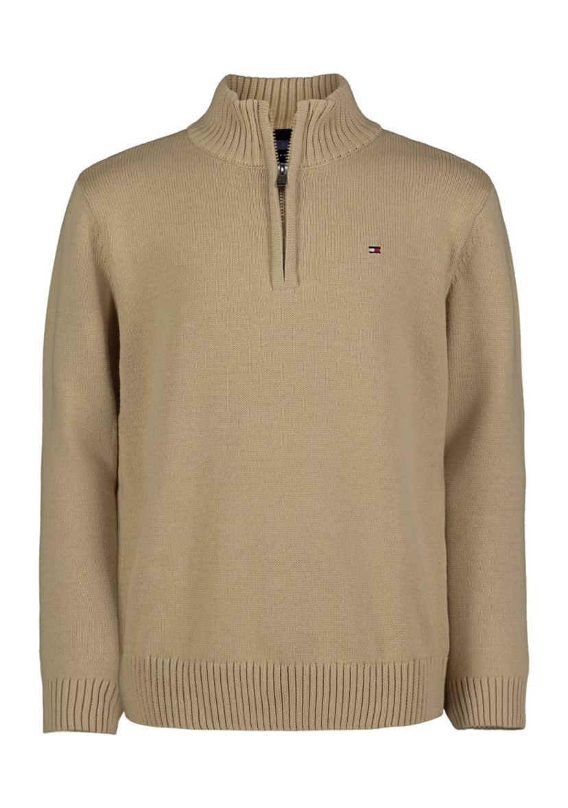 Boys 8-20 Quarter Zip Sweater 
