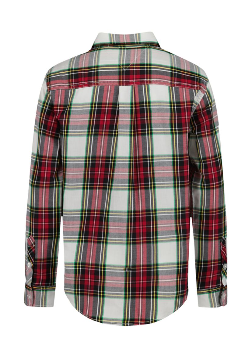 Boys 8-20 Long Sleeve Festive Holiday Shirt