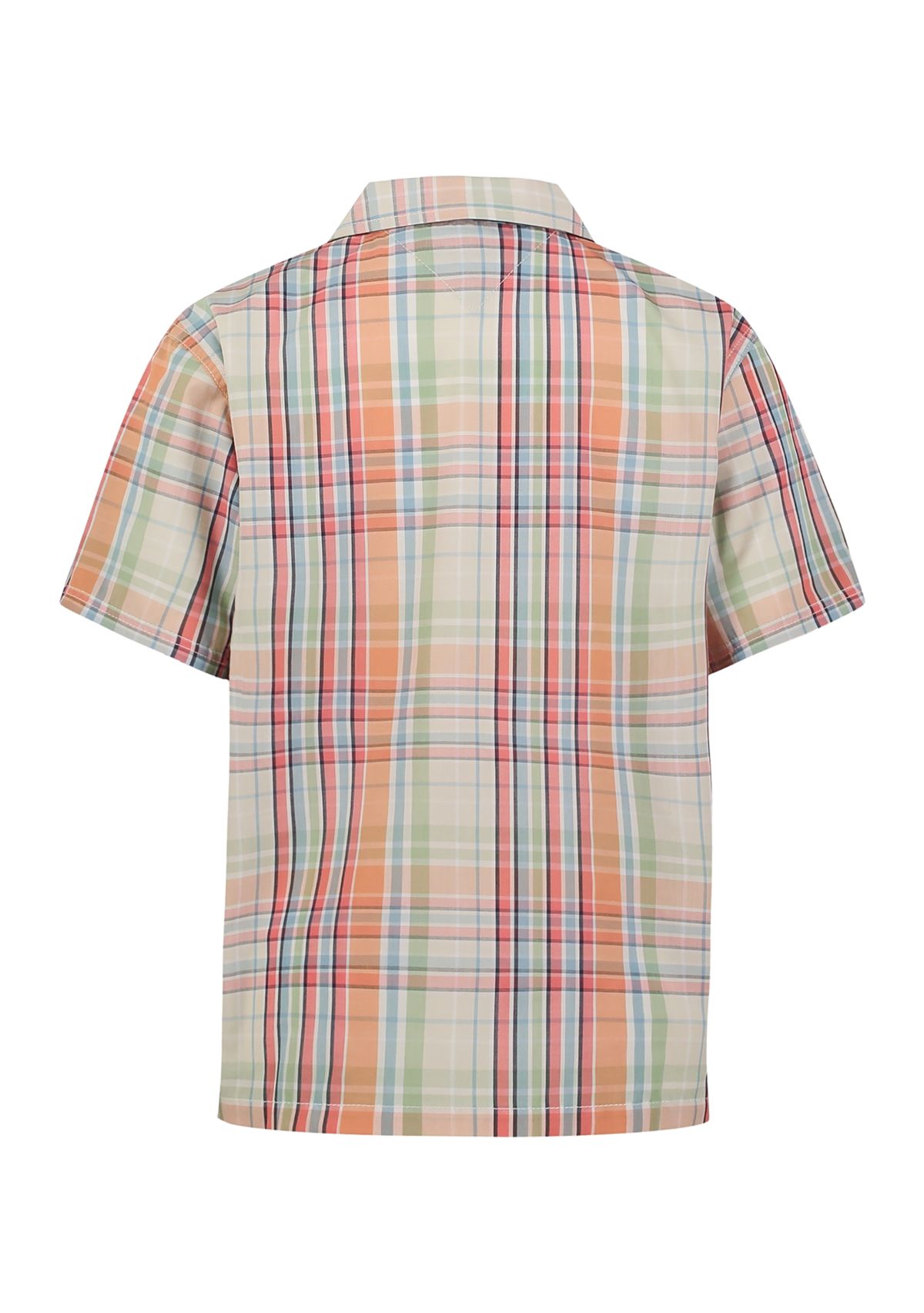 Boys 4-7 Short Sleeve Yarn Dyed Camp Shirt