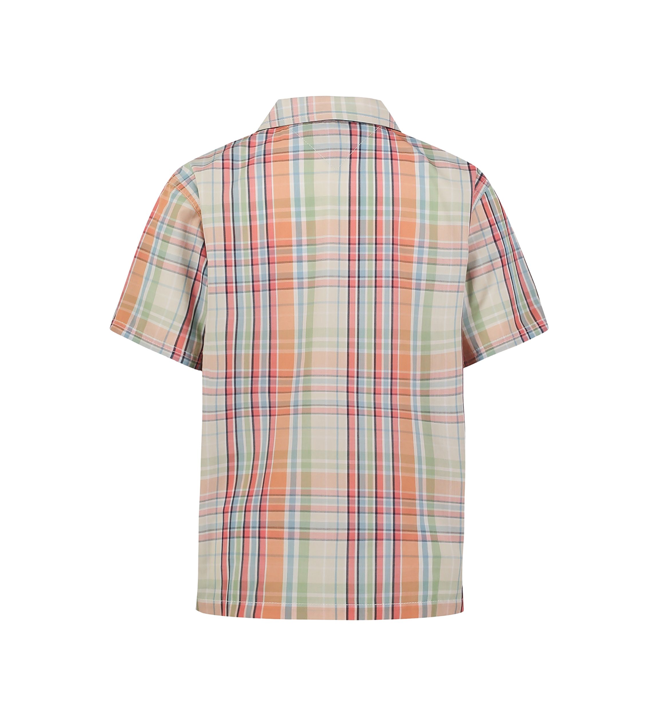 Boys 4-7 Short Sleeve Yarn Dyed Camp Shirt