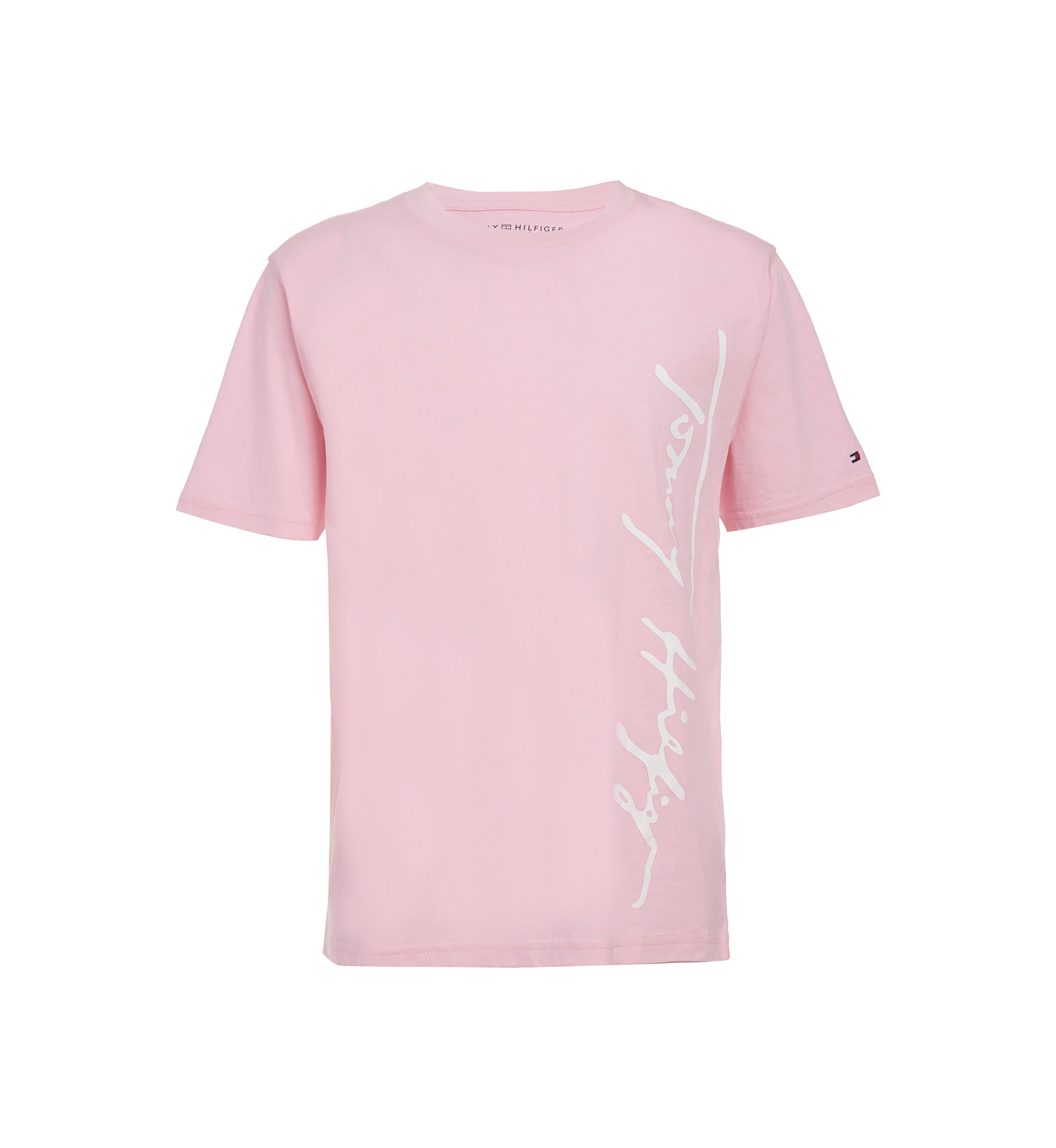 Boys 8-20 Script Short Sleeve T-Shirt 